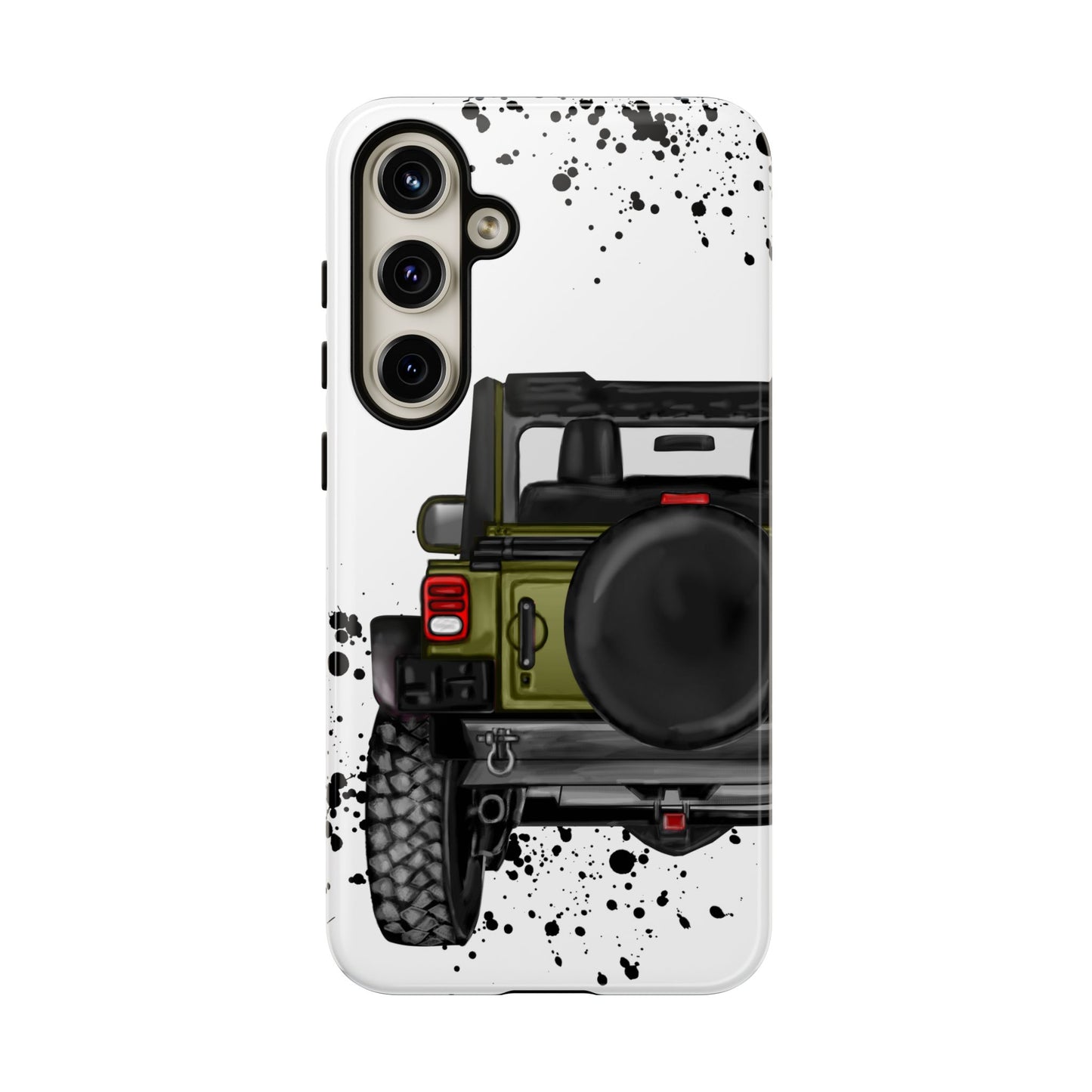 Off Road Life Army Green Protective Case for Iphone, Google and Samsung