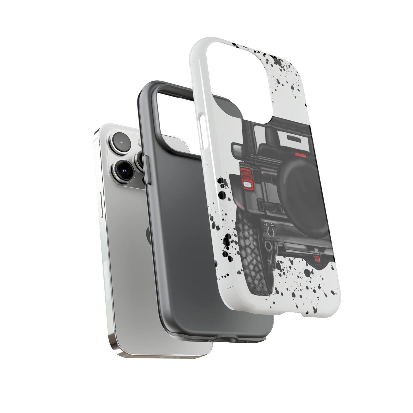 Off Road Life Charcoal Grey Protective Case for Iphone, Google and Samsung