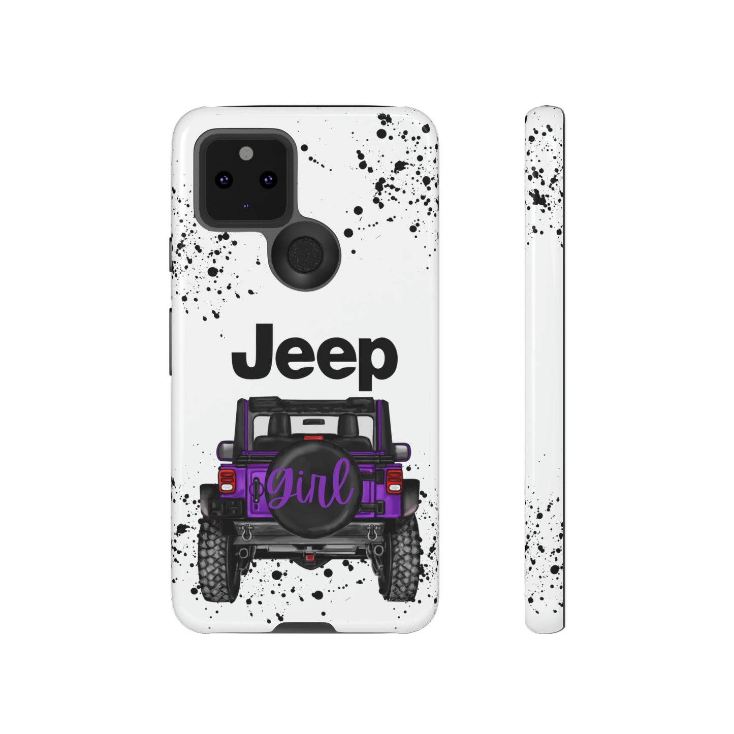 Off Road Girl Dark Purple Protective Case for Iphone, Google and Samsung Phones