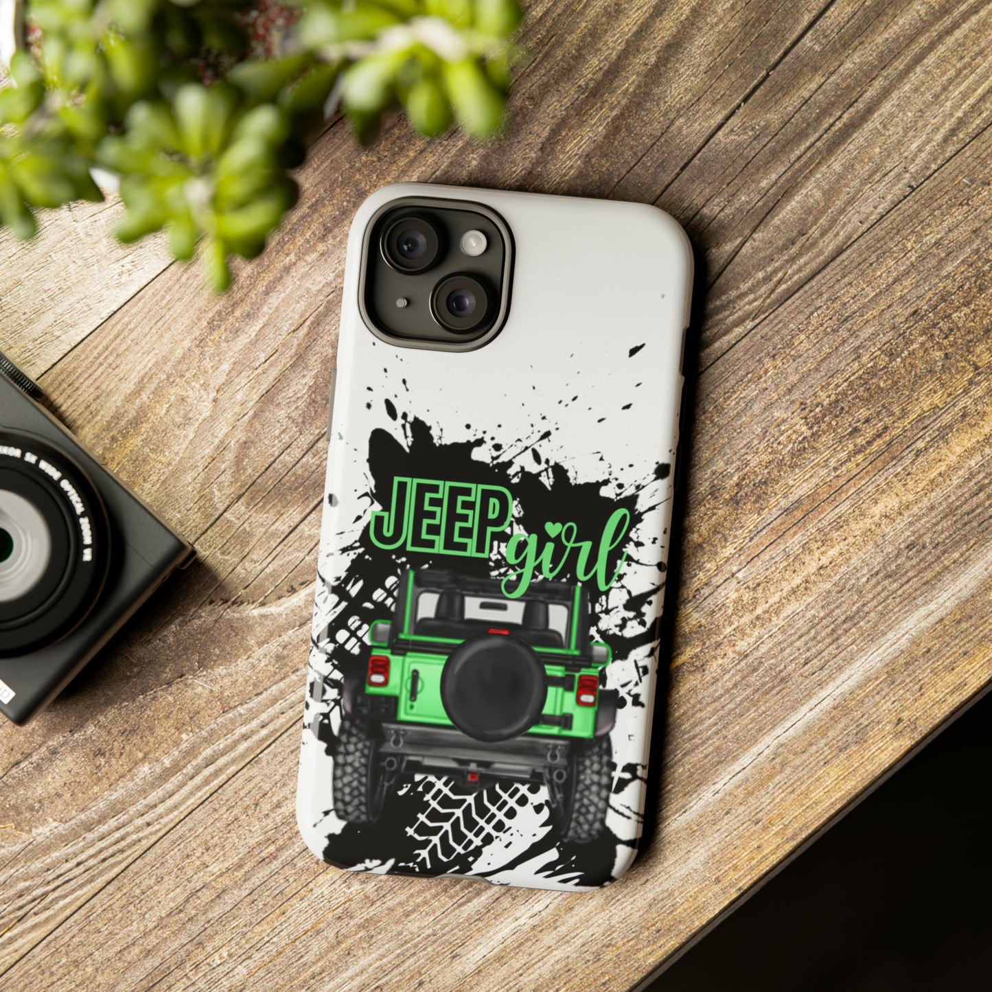 Off Road Girl Green Tough Cases