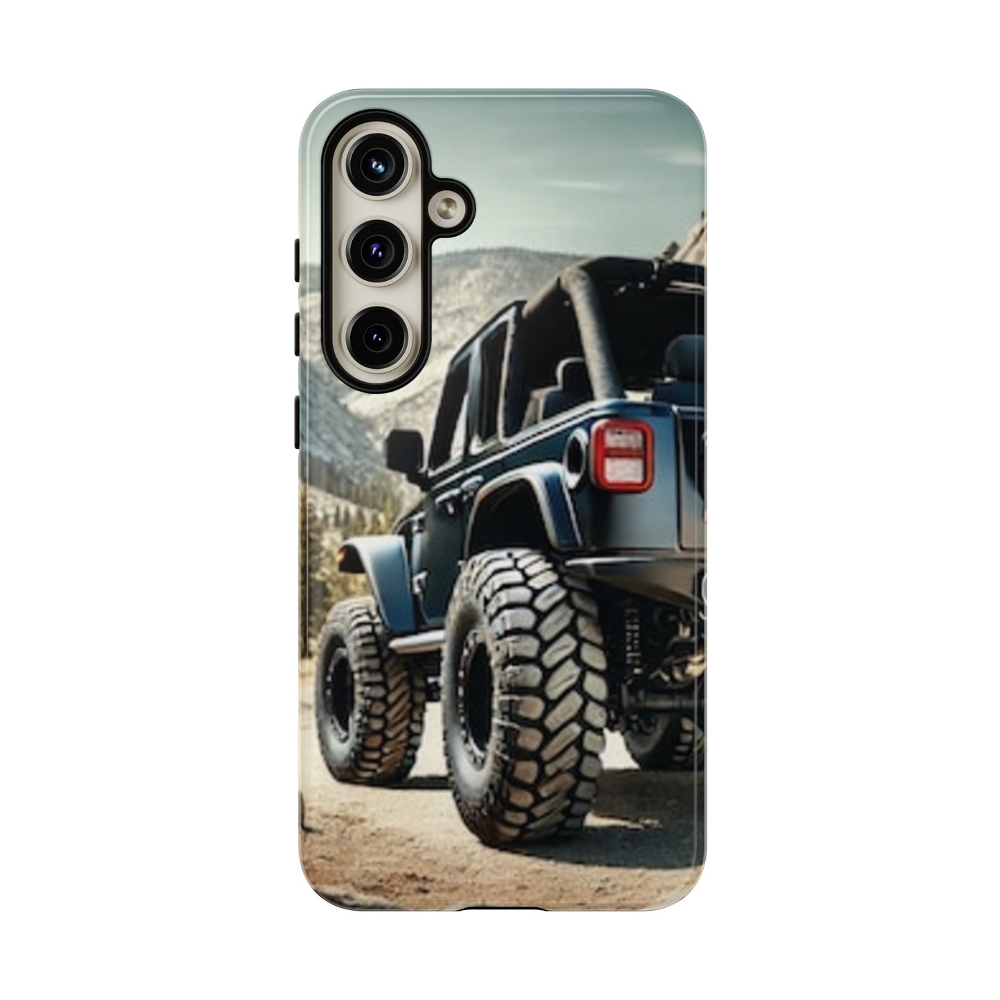 Blue Jeep Protective Phone Case