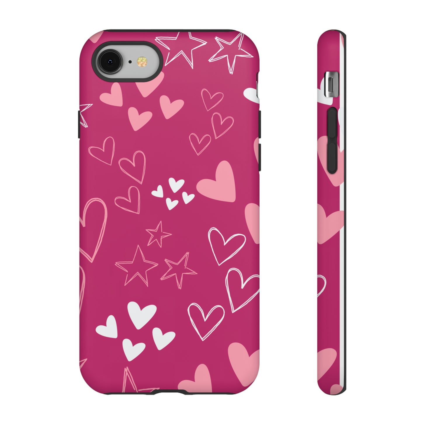 Heart and Stars Protective Case for Google, IPhone and Samsung phones