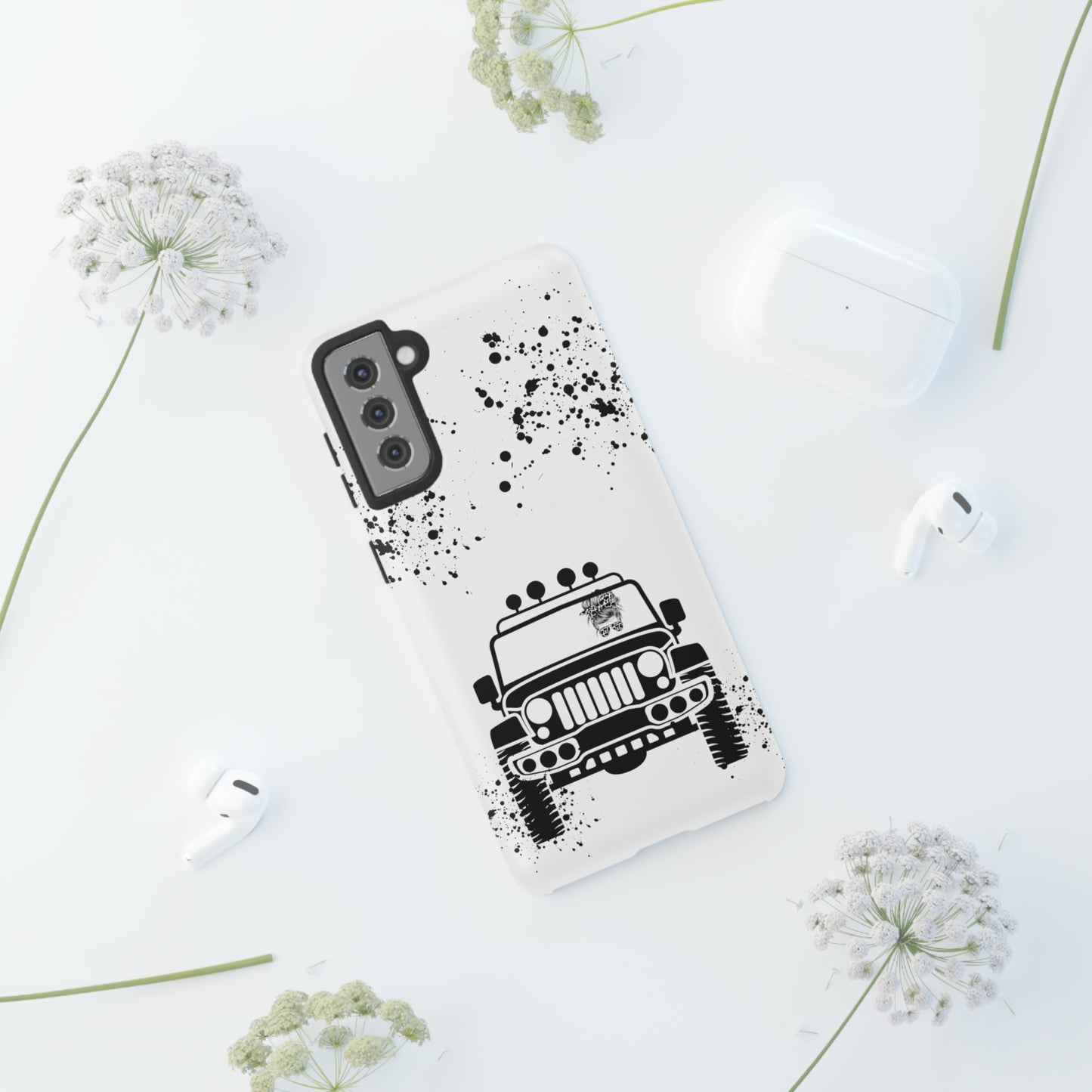 Off Road Girl Cow Print Shades Protective Phone Case for Iphone, Samsung and Google Phones