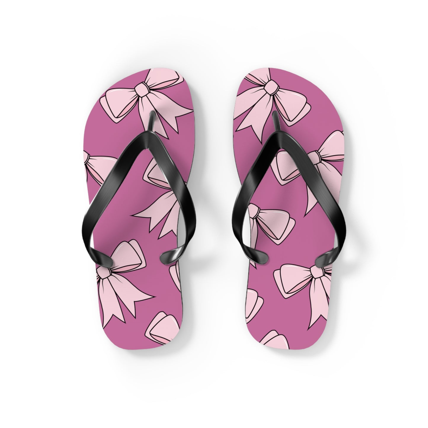 Pink Bow Flip Flops