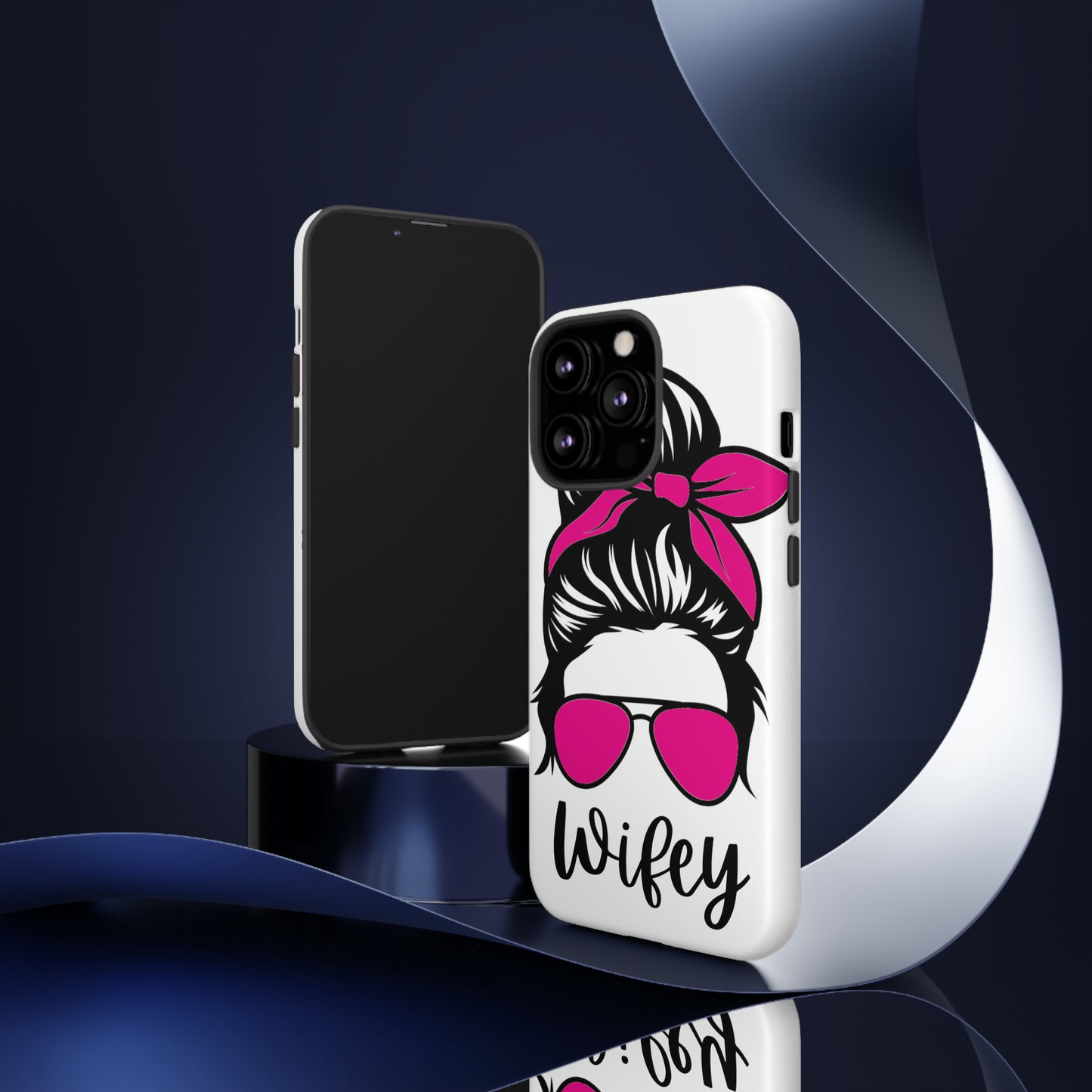 Pink Wifey Protective Case for IPhone, Samsung and Google