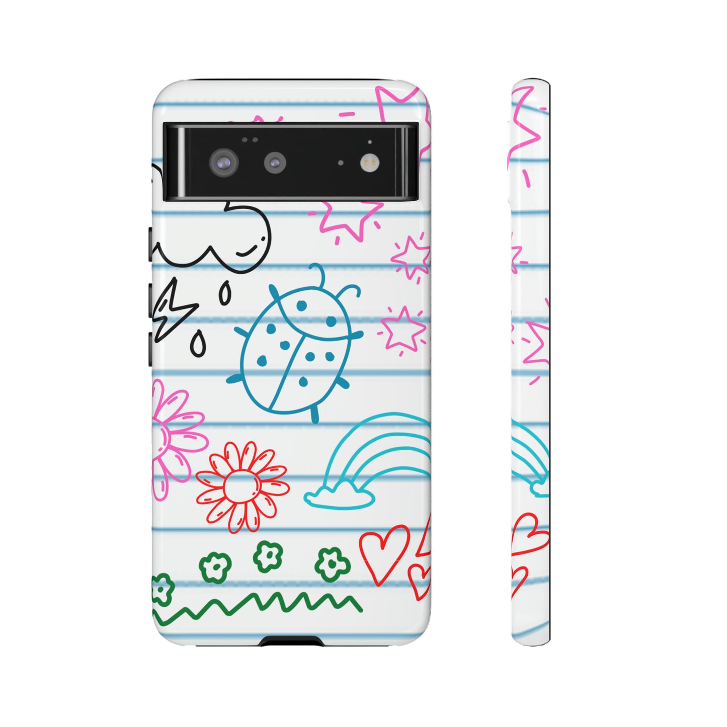 Kid Doodles Protective Phone Case for IPhone, Google and Samsung phones