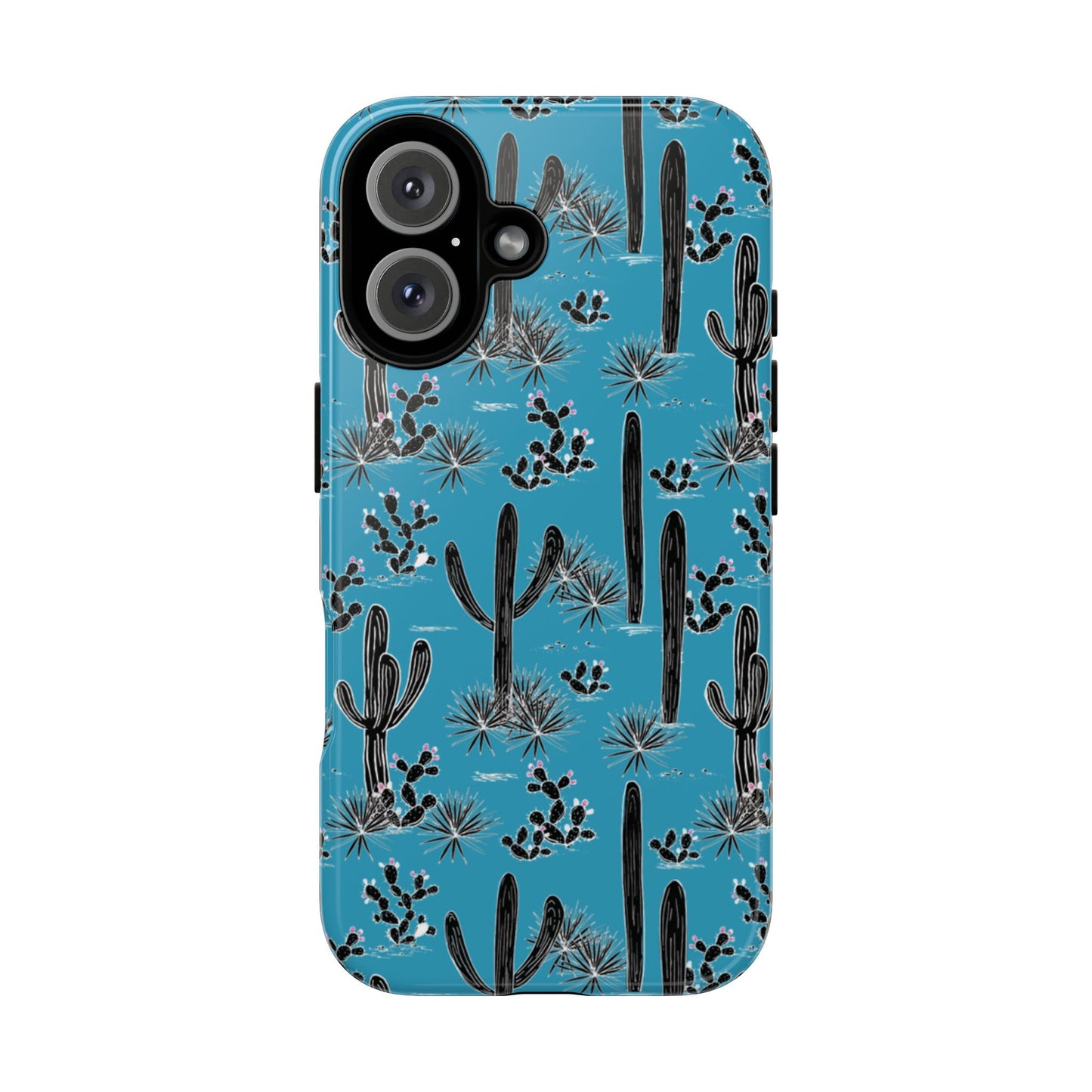 Turquoise Cactus Love Phone Case