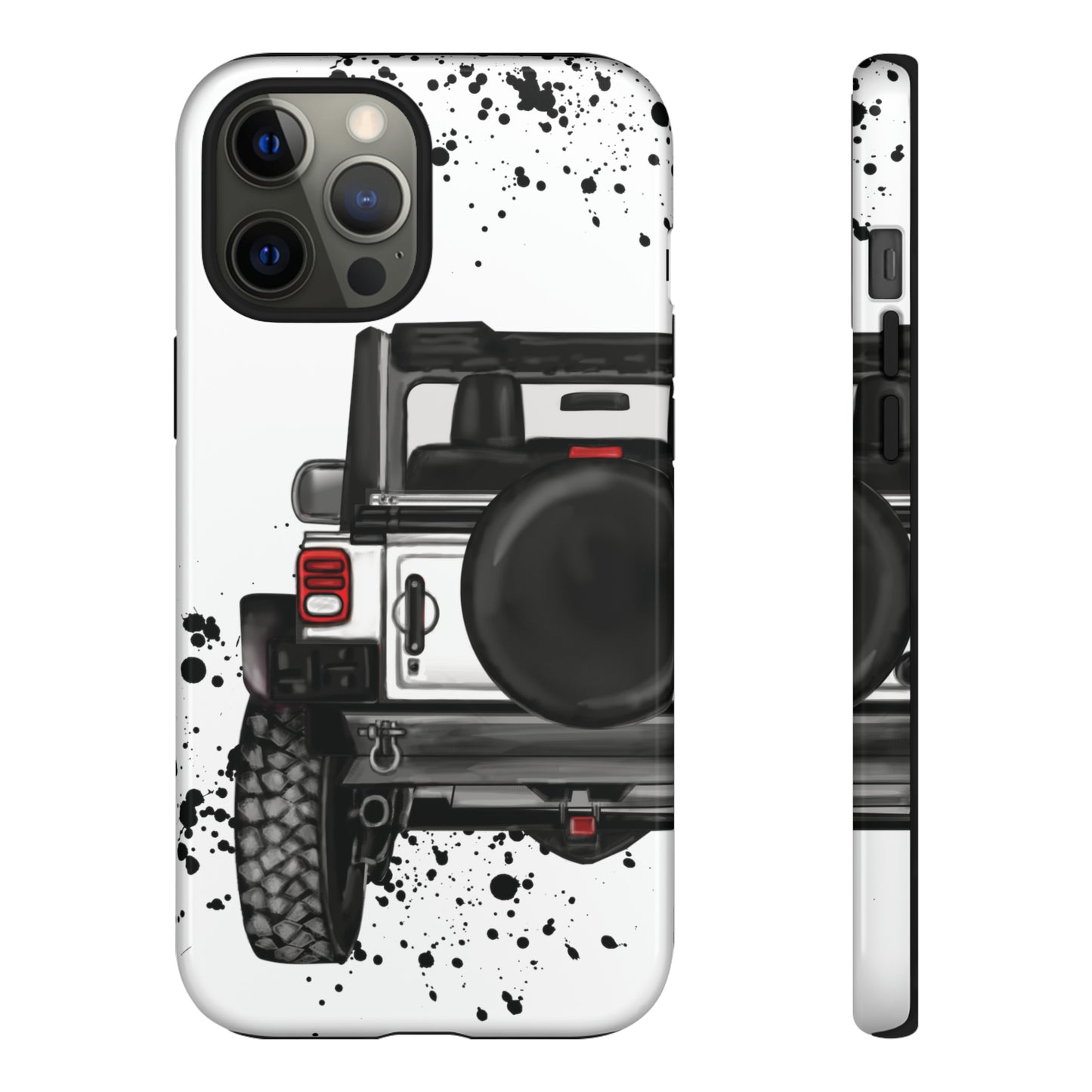 Off Road Life White Protective Case for Iphone, Google and Samsung