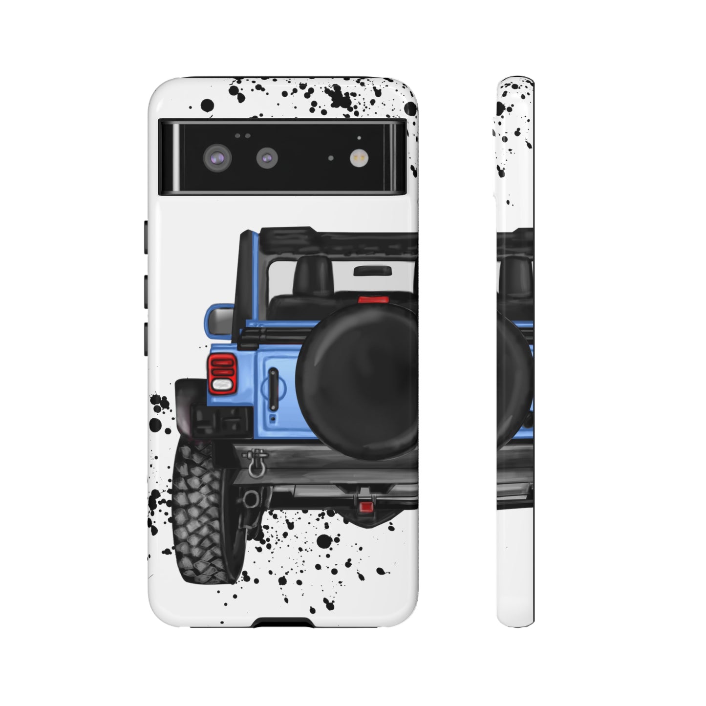 Off Road Life Light Blue Protective Case for Iphone, Google and Samsung