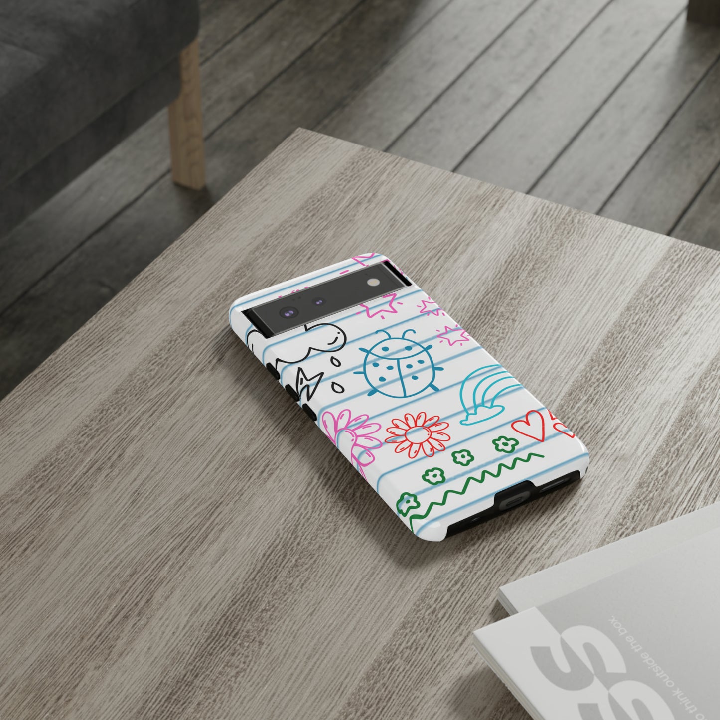 Kid Doodles Protective Phone Case for IPhone, Google and Samsung phones