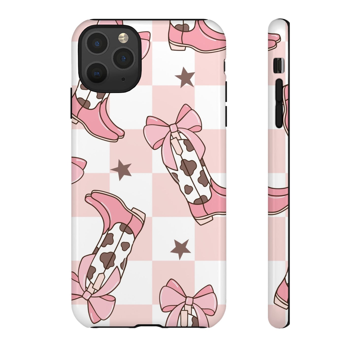 Cowboy Boots and Bows Protective Phone Case