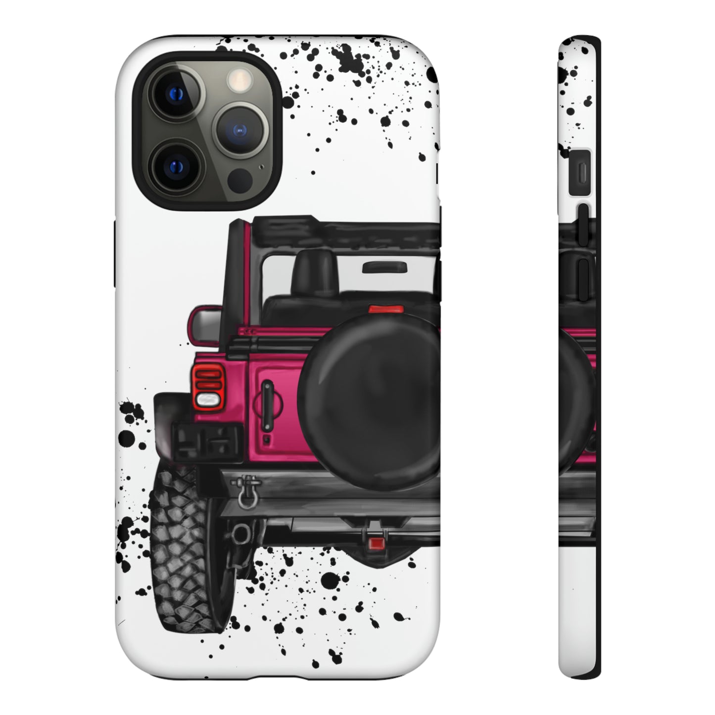 Off Road Life Dark Pink Protective Case for Iphone, Google and Samsung