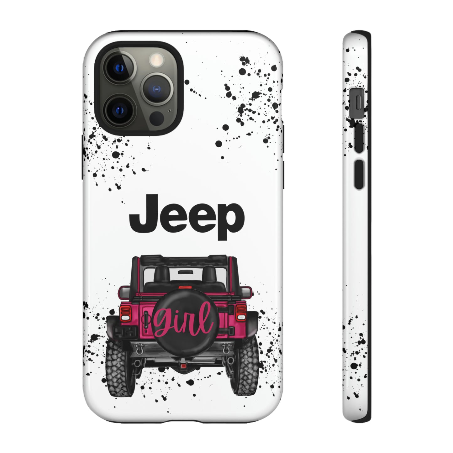 Off Road Girl Red Protective Case for Iphone, Google and Samsung Phones