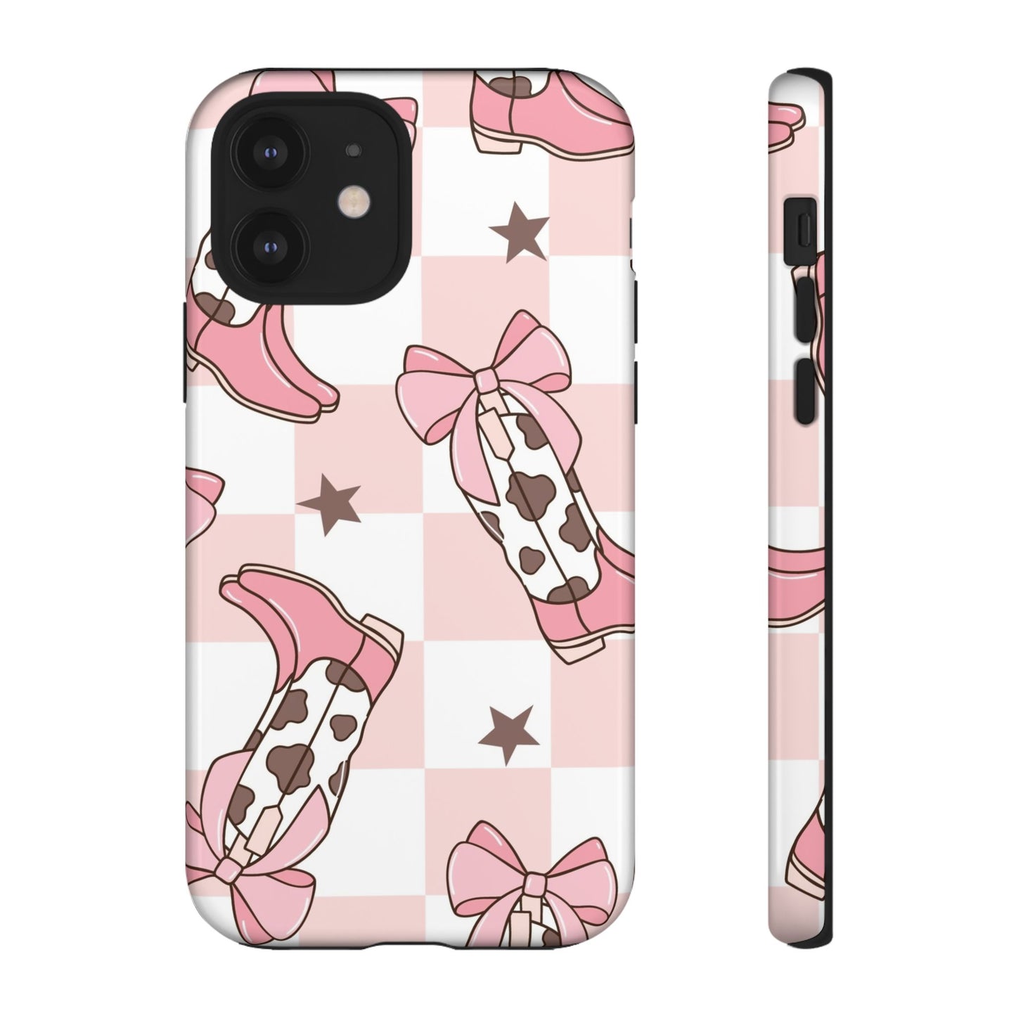 Cowboy Boots and Bows Protective Phone Case