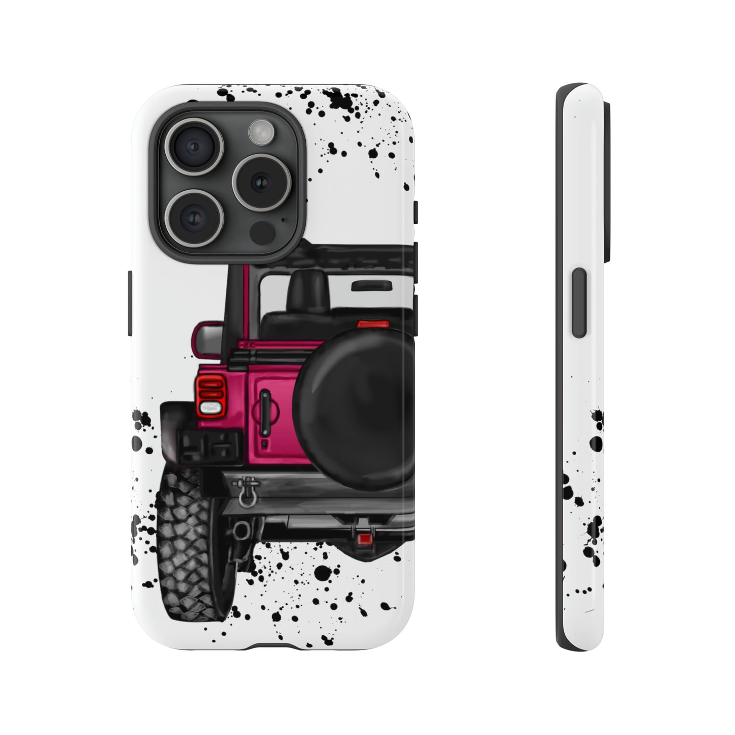 Off Road Life Dark Pink Protective Case for Iphone, Google and Samsung