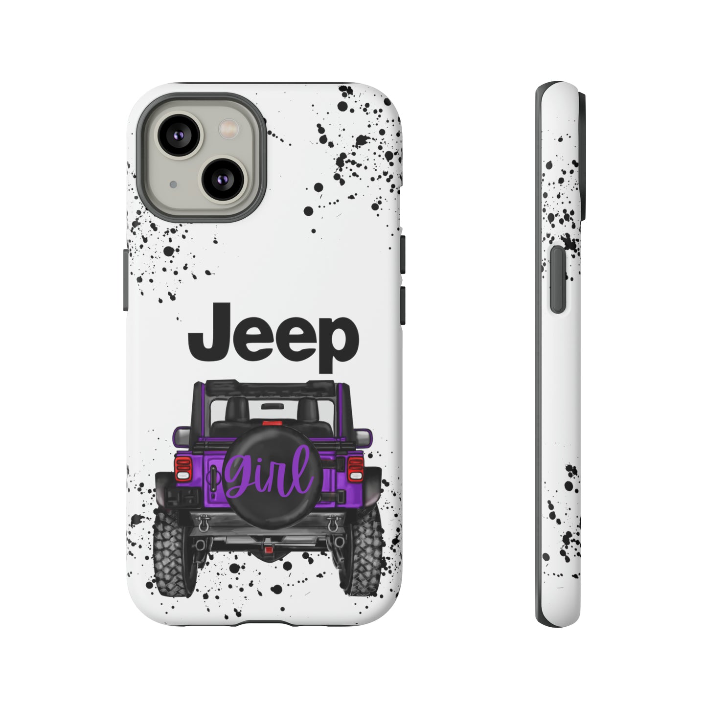 Off Road Girl Dark Purple Protective Case for Iphone, Google and Samsung Phones