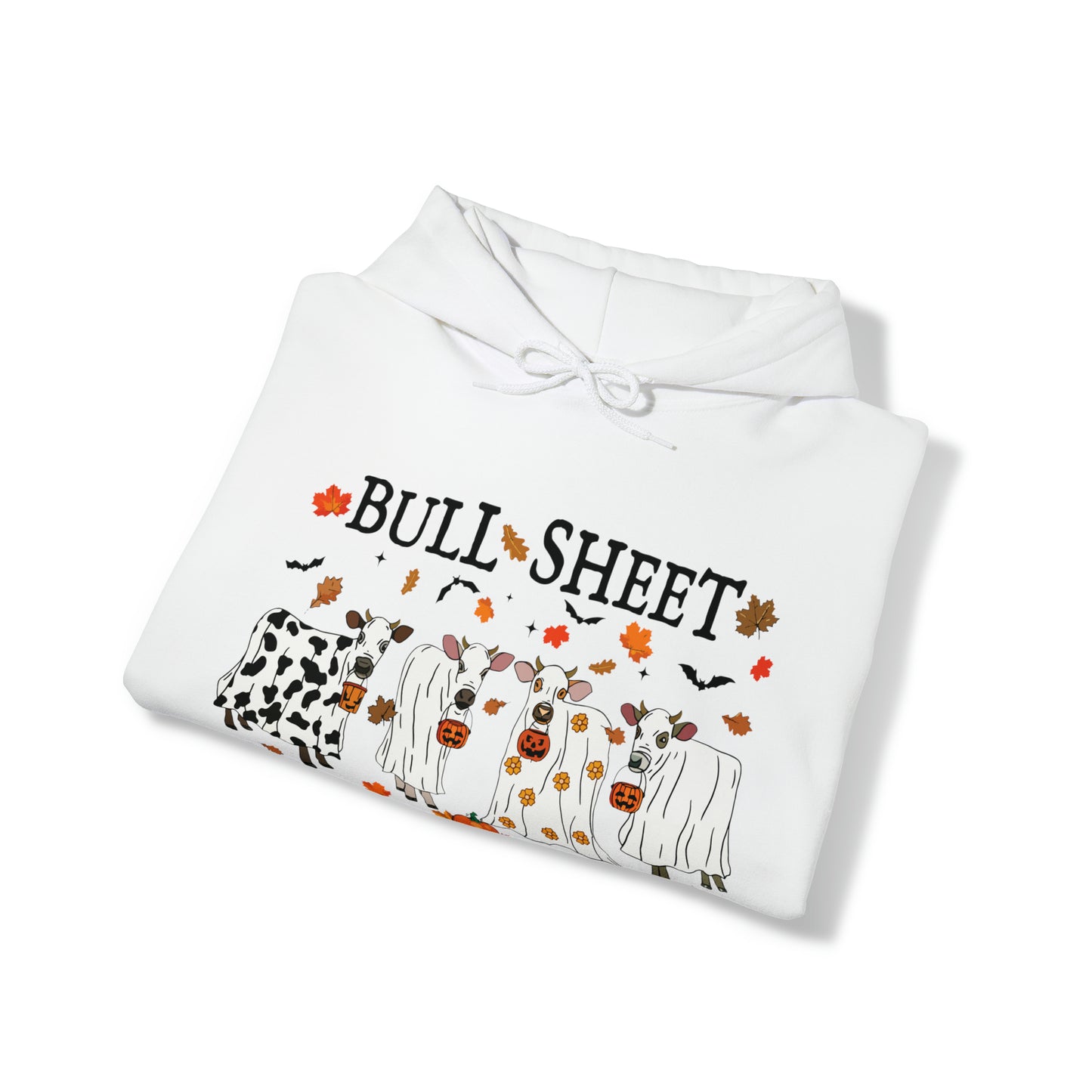 Bull Sheet Cow Ghost Unisex Heavy Blend™ Hooded Sweatshirt