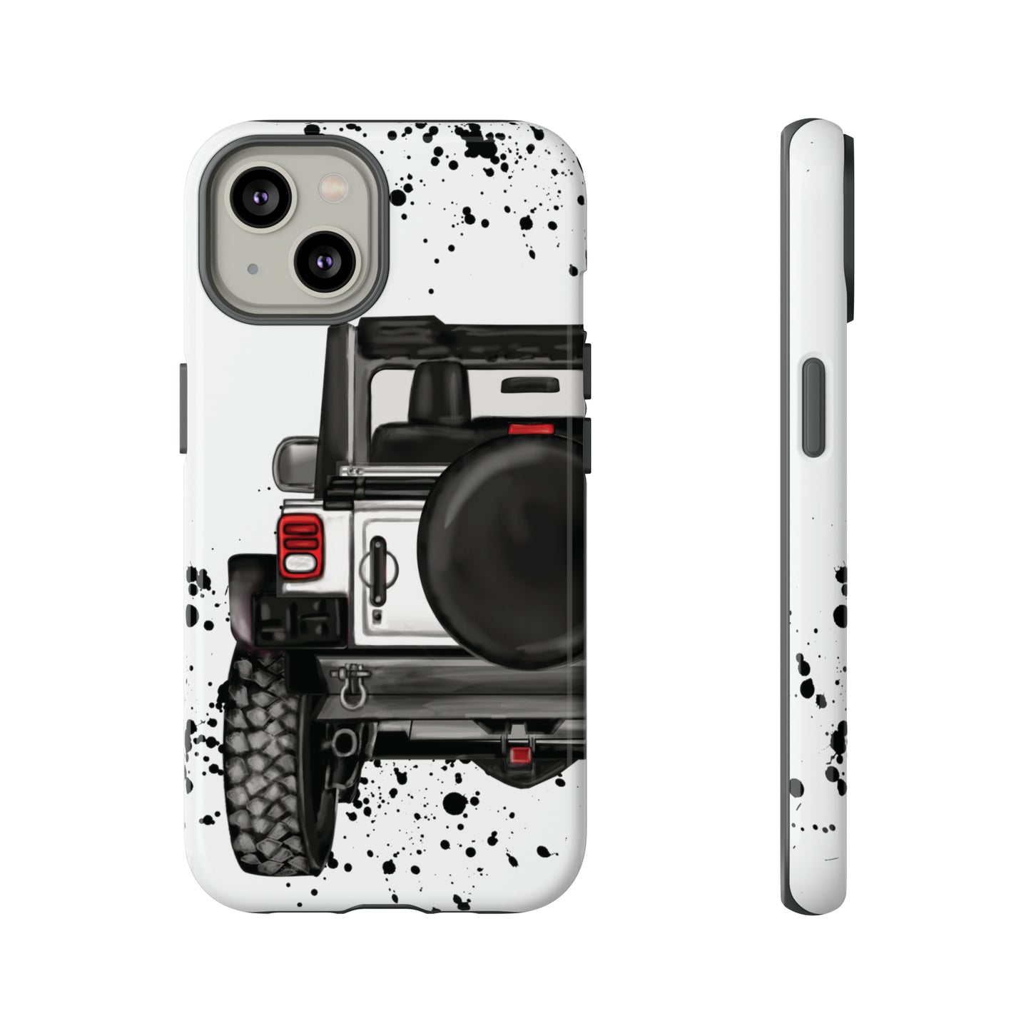 Off Road Life White Protective Case for Iphone, Google and Samsung