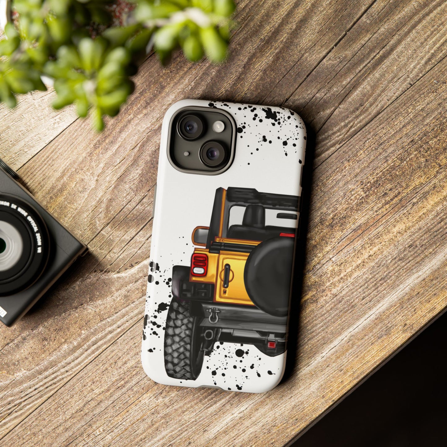 Off Road Life Yellow Protective Case for Iphone, Google and Samsung