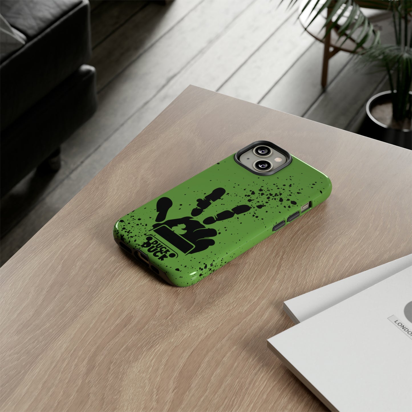 Duck Duck Green Protective Phone Case for IPhone, Samsung and Google Phones