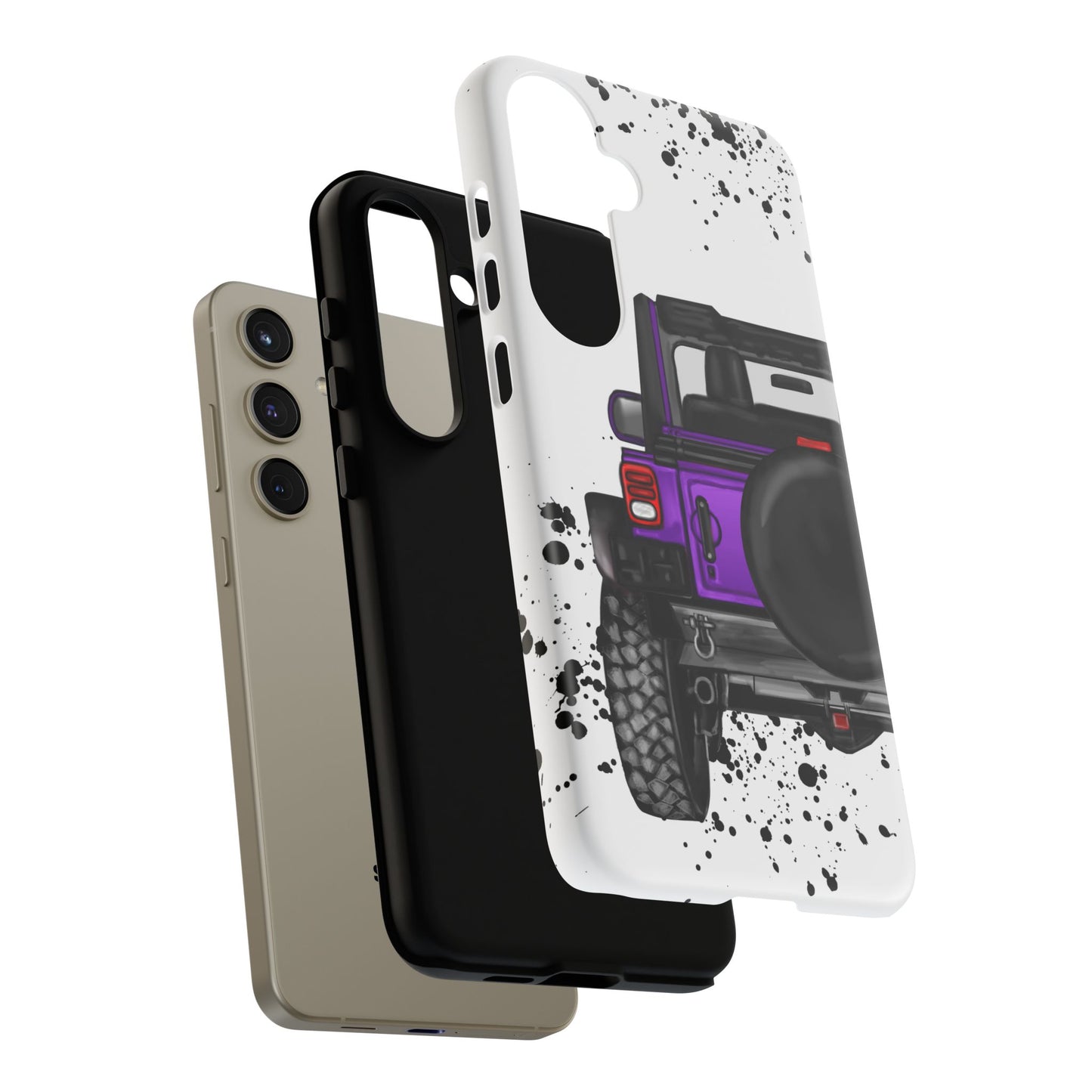 Off Road Life Purple Protective Case for Iphone, Google and Samsung
