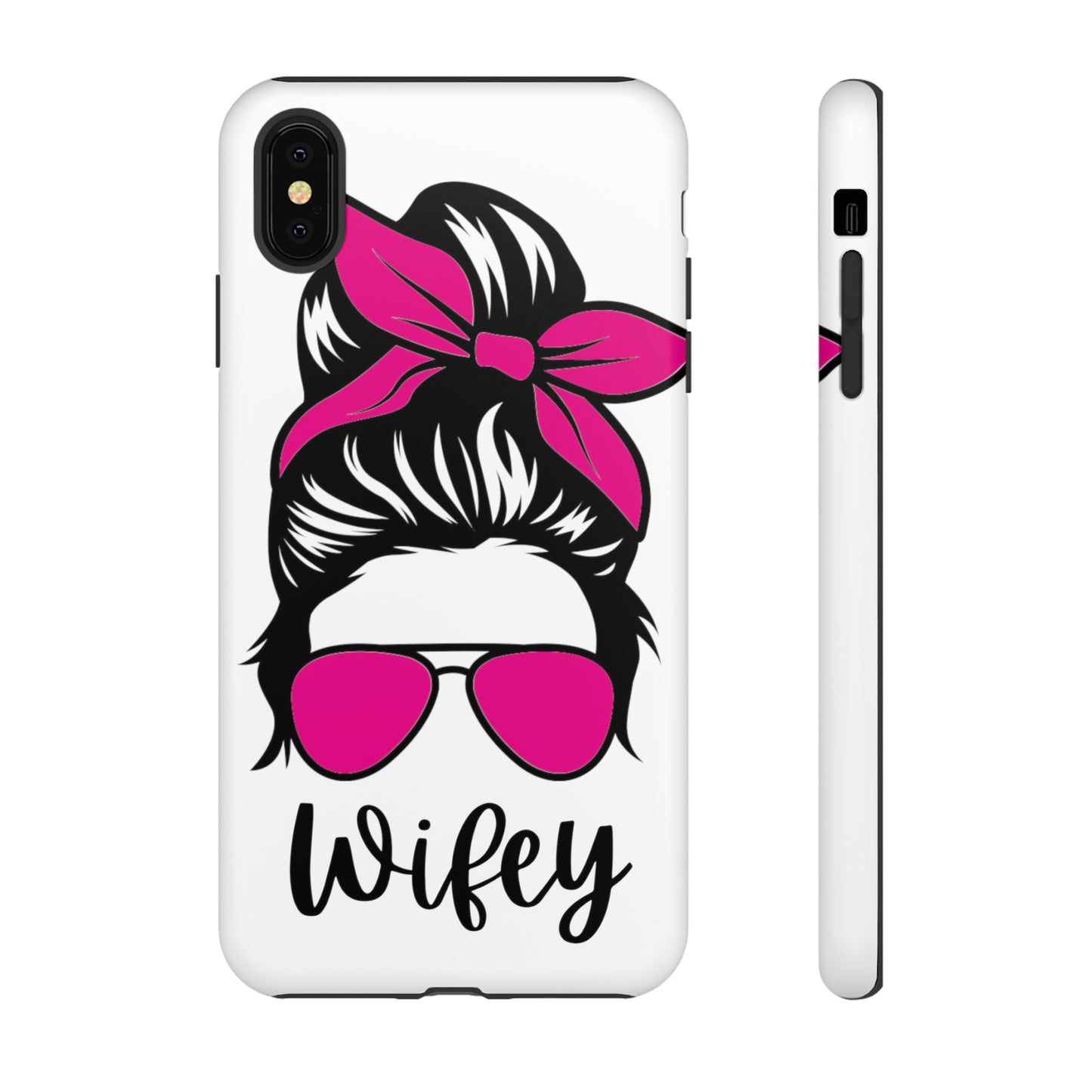 Pink Wifey Protective Case for IPhone, Samsung and Google