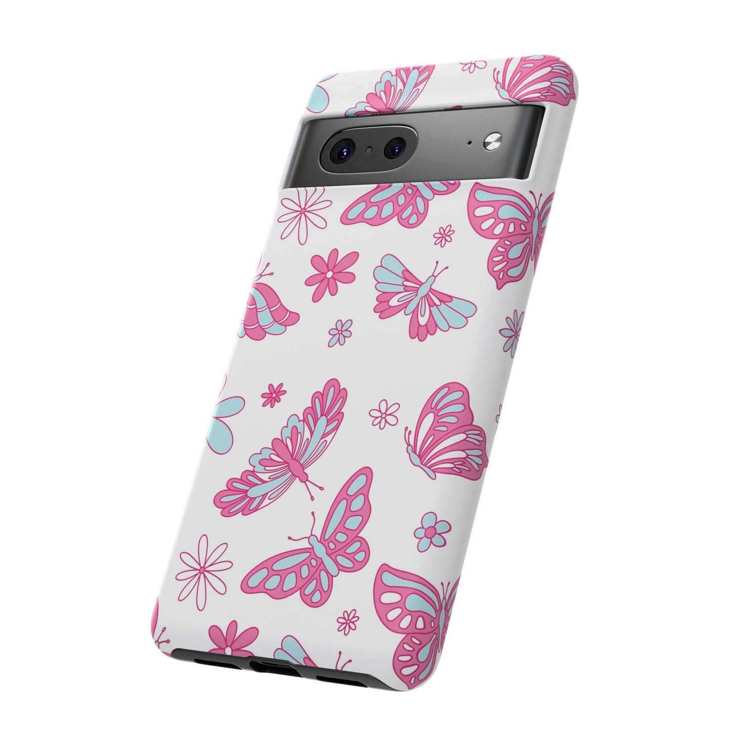 Pastel Butterflies Protective Phone Case