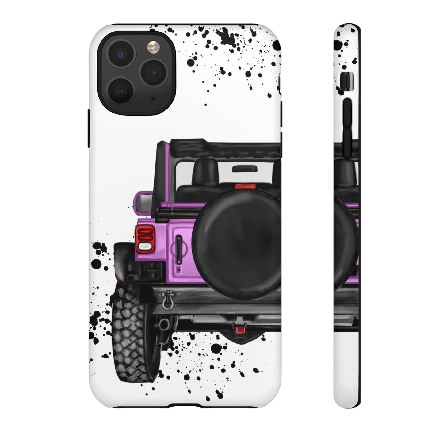 Off Road Life Charcoal Pink/Light Purple Protective Case for Iphone, Google and Samsung