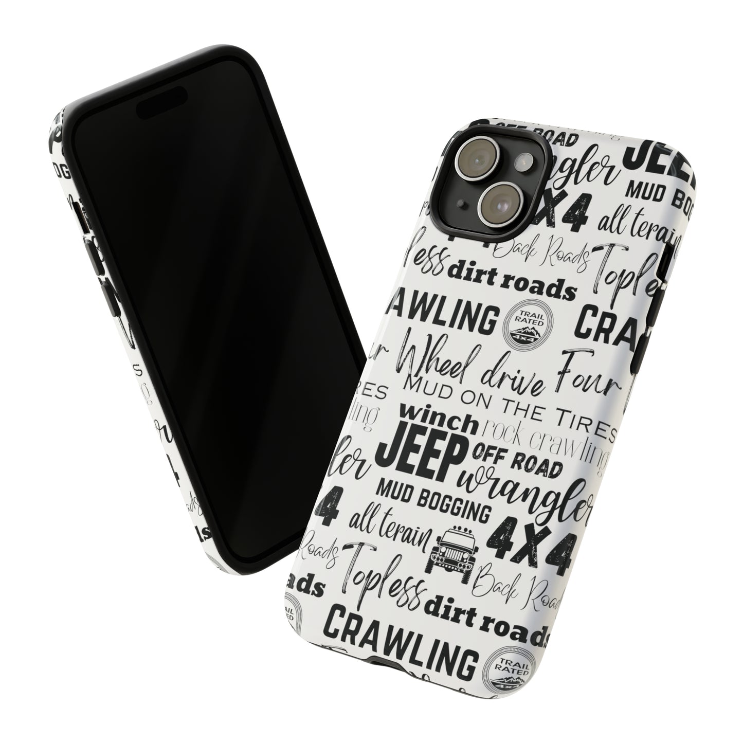 Off Road Subway Art Protective Phone Case for Iphone, Samsung and Google Phones