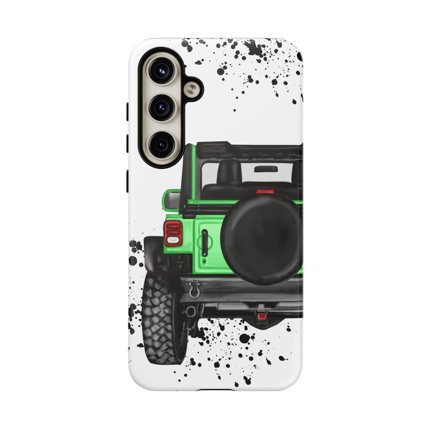 Off Road Life Green Protective Case for Iphone, Google and Samsung