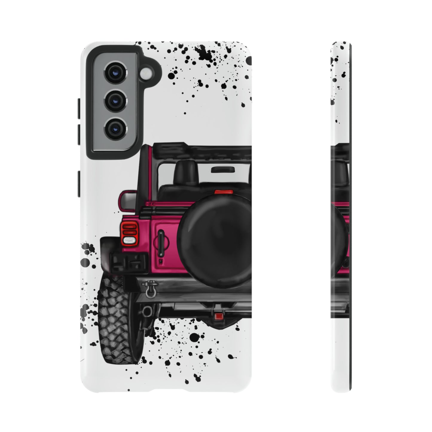 Off Road Life Dark Pink Protective Case for Iphone, Google and Samsung