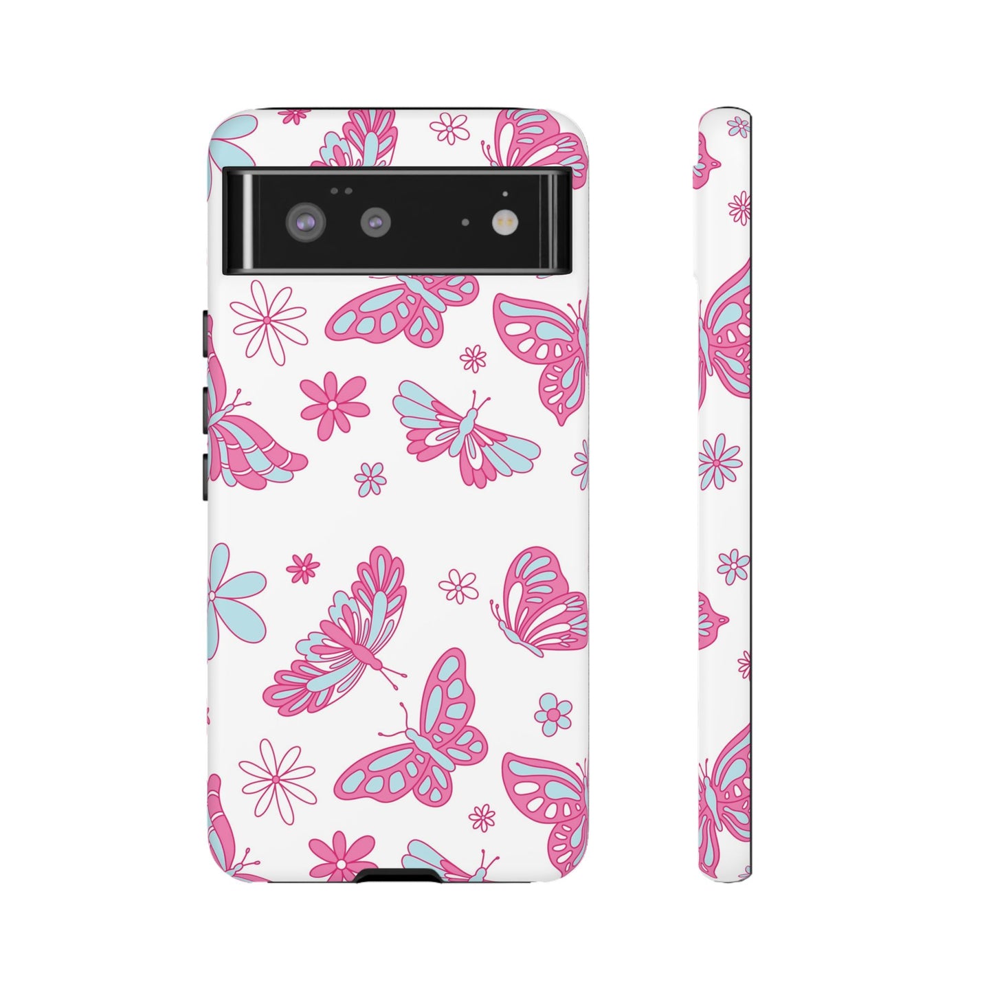 Pastel Butterflies Protective Phone Case
