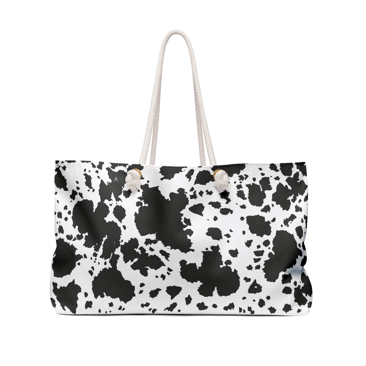 Cow Print Weekender Bag