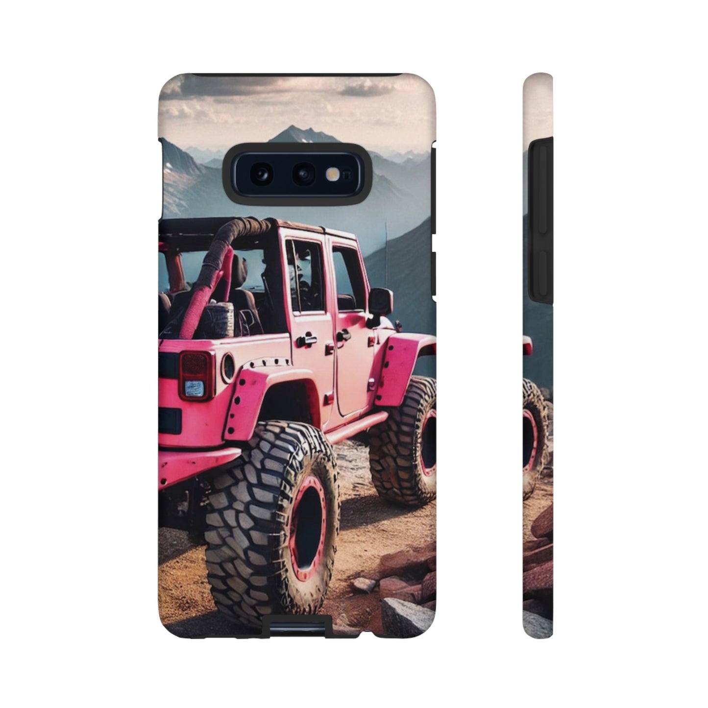 Pink Jeep Protective Phone Case