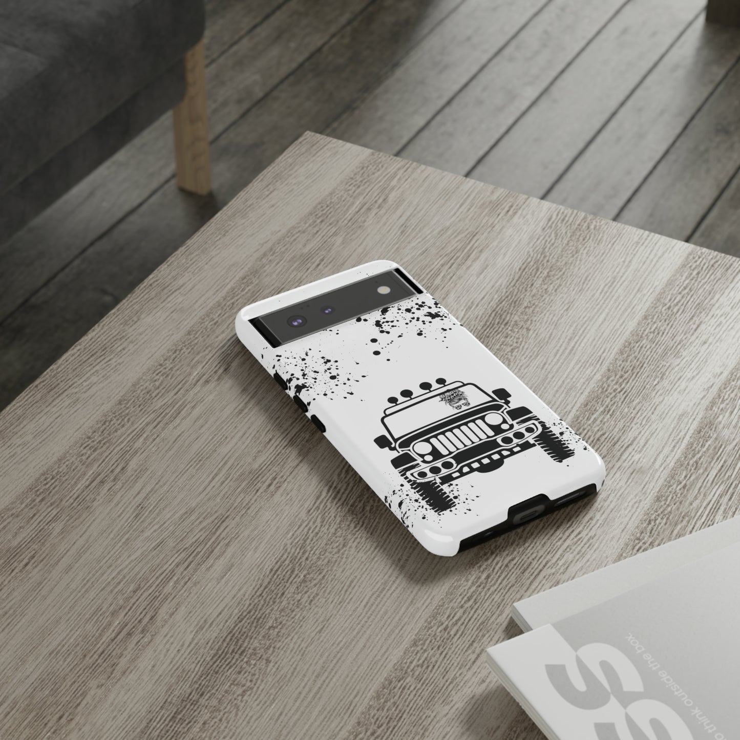 Off Road Girl Cow Print Shades Protective Phone Case for Iphone, Samsung and Google Phones