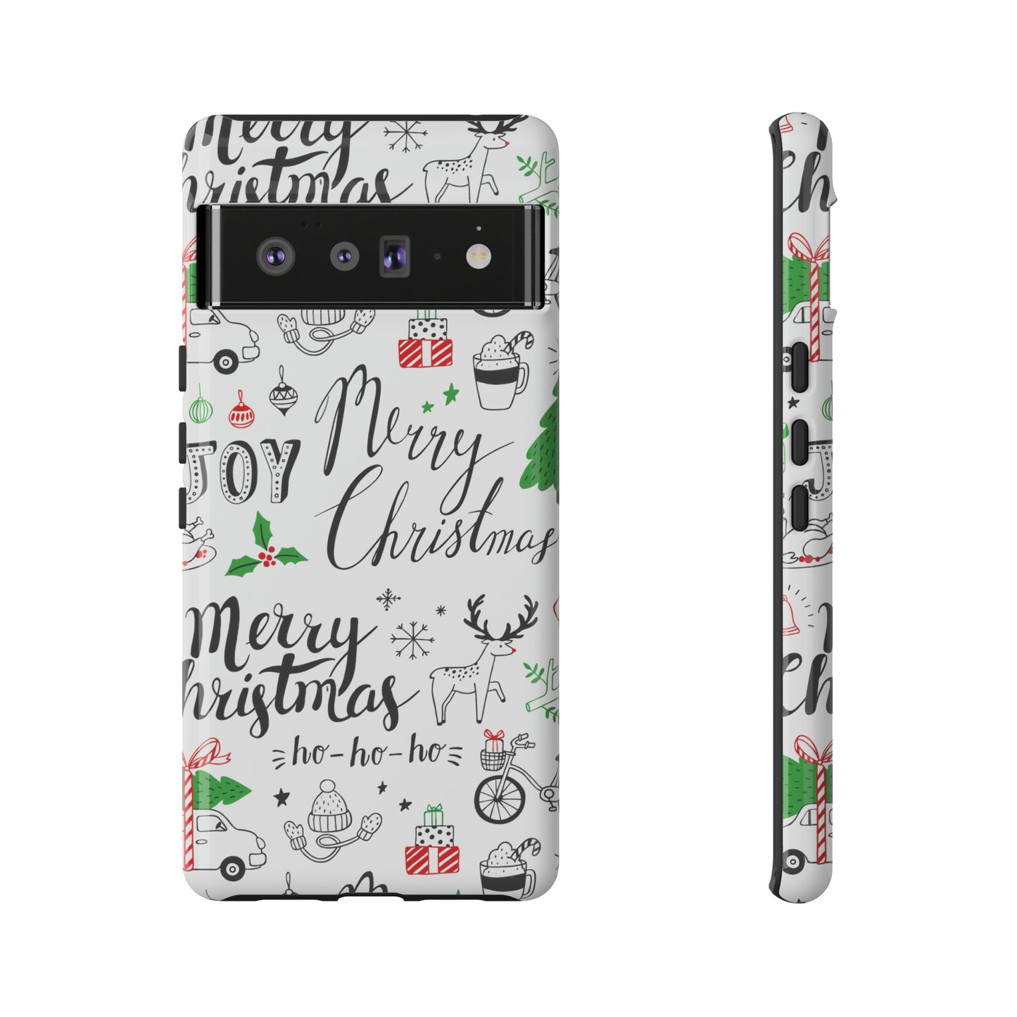 Merry Christmas Protective Phone Case for Iphone, Samsung and Google Phones