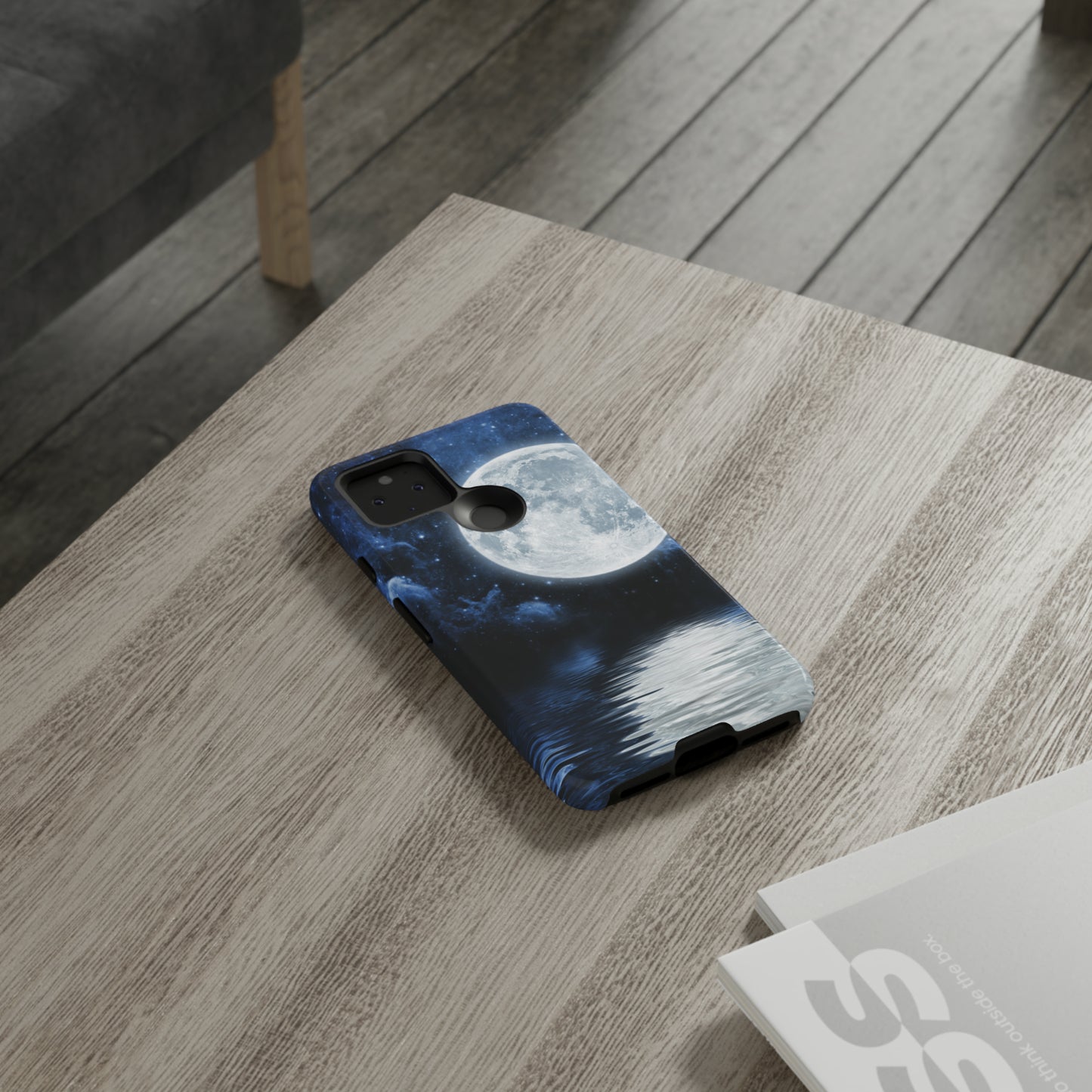 Moon Reflection Protective Phone Case for IPhone, Google and Samsung Phones