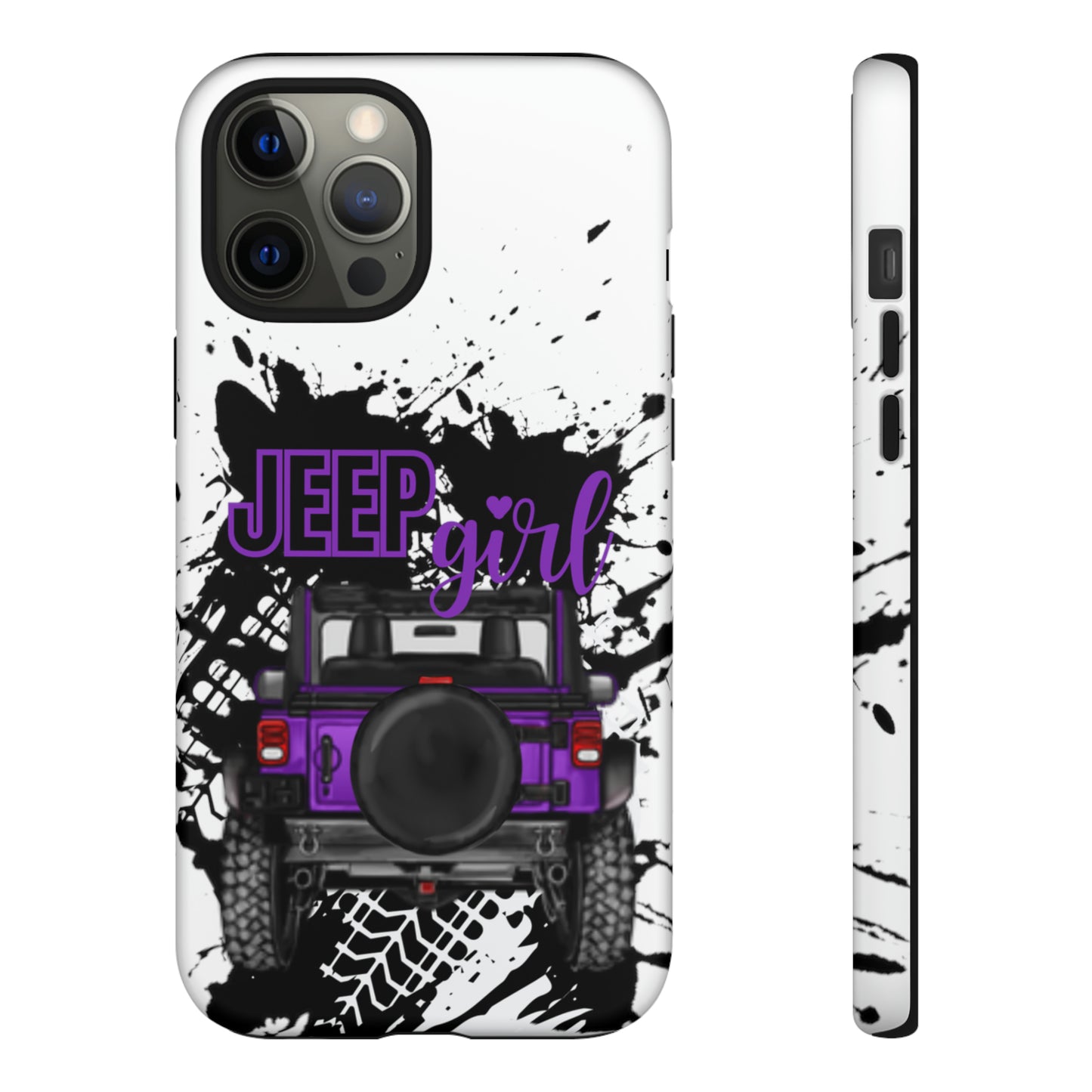 Off Road Girl Purple Tough Cases