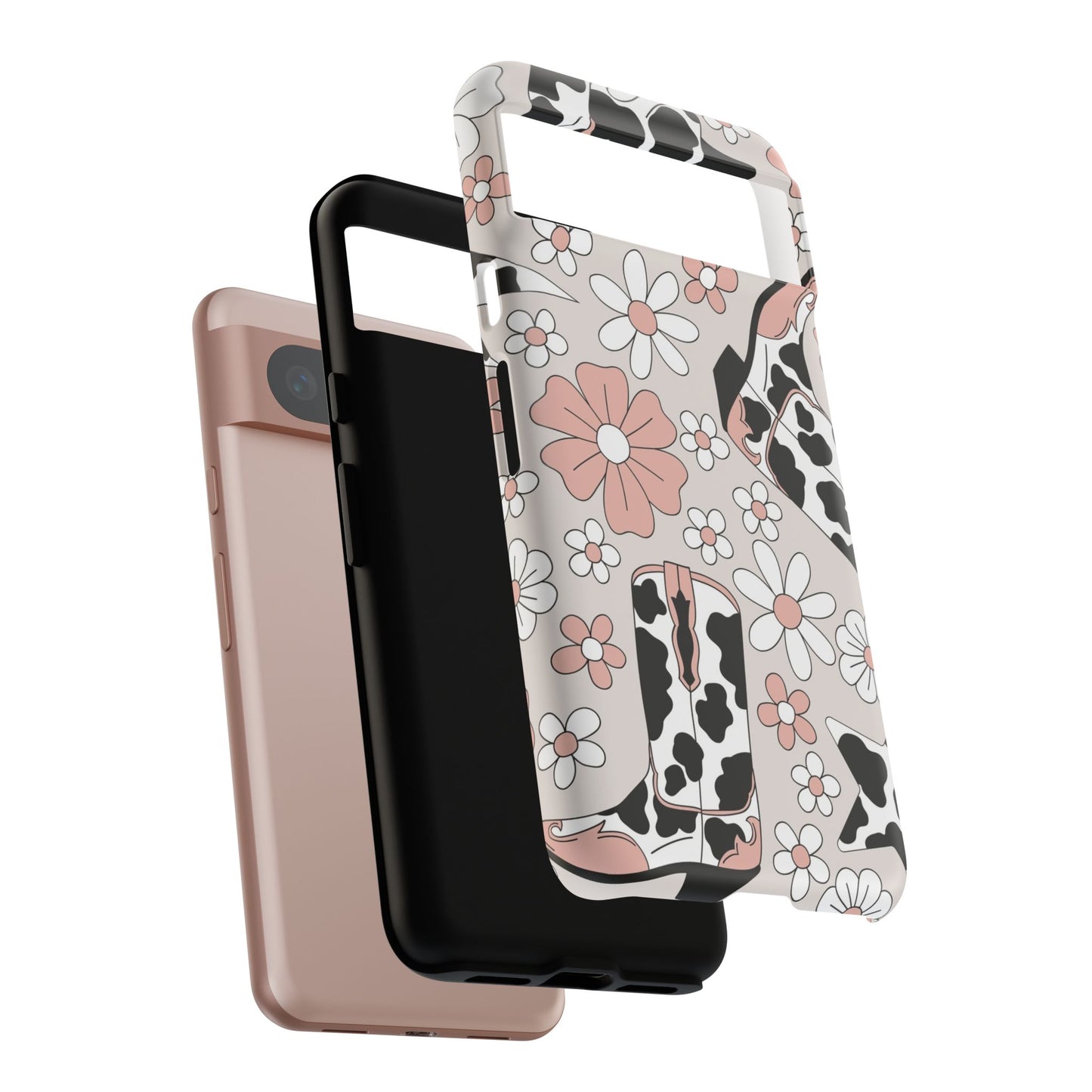 Western Flower Protective Phone Case for Google, Iphone and Samsung Phones