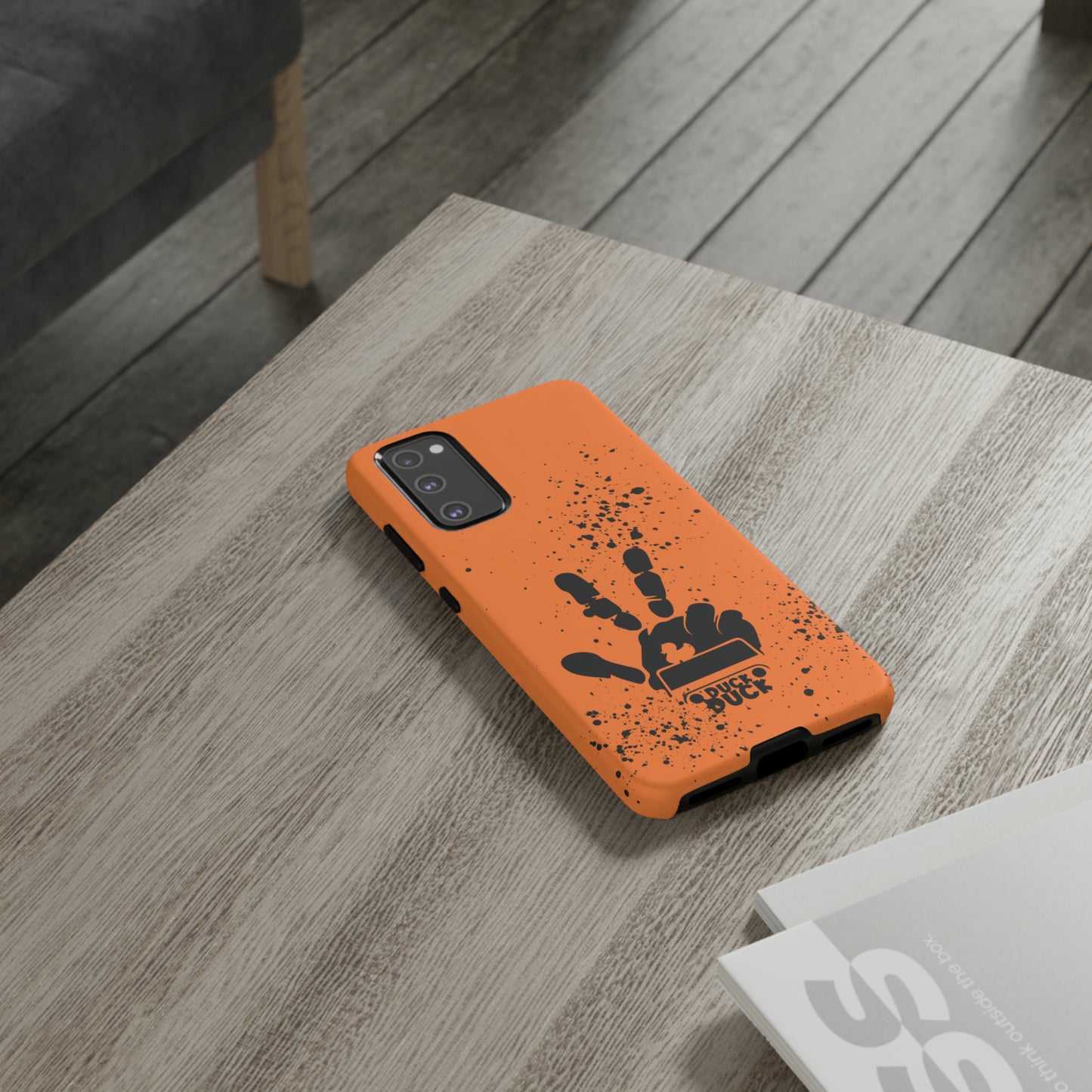 Duck Duck Orange Protective Phone Case for IPhone, Samsung and Google Phones