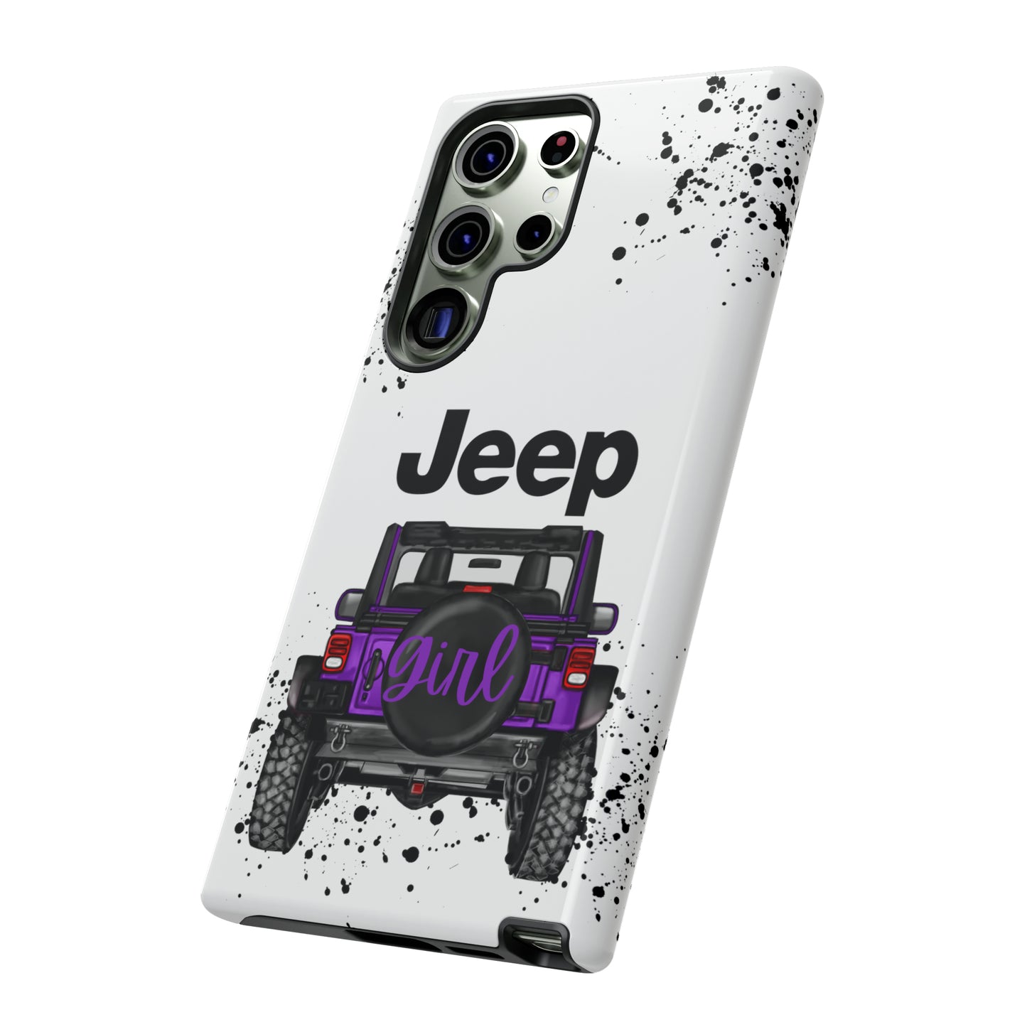 Off Road Girl Dark Purple Protective Case for Iphone, Google and Samsung Phones