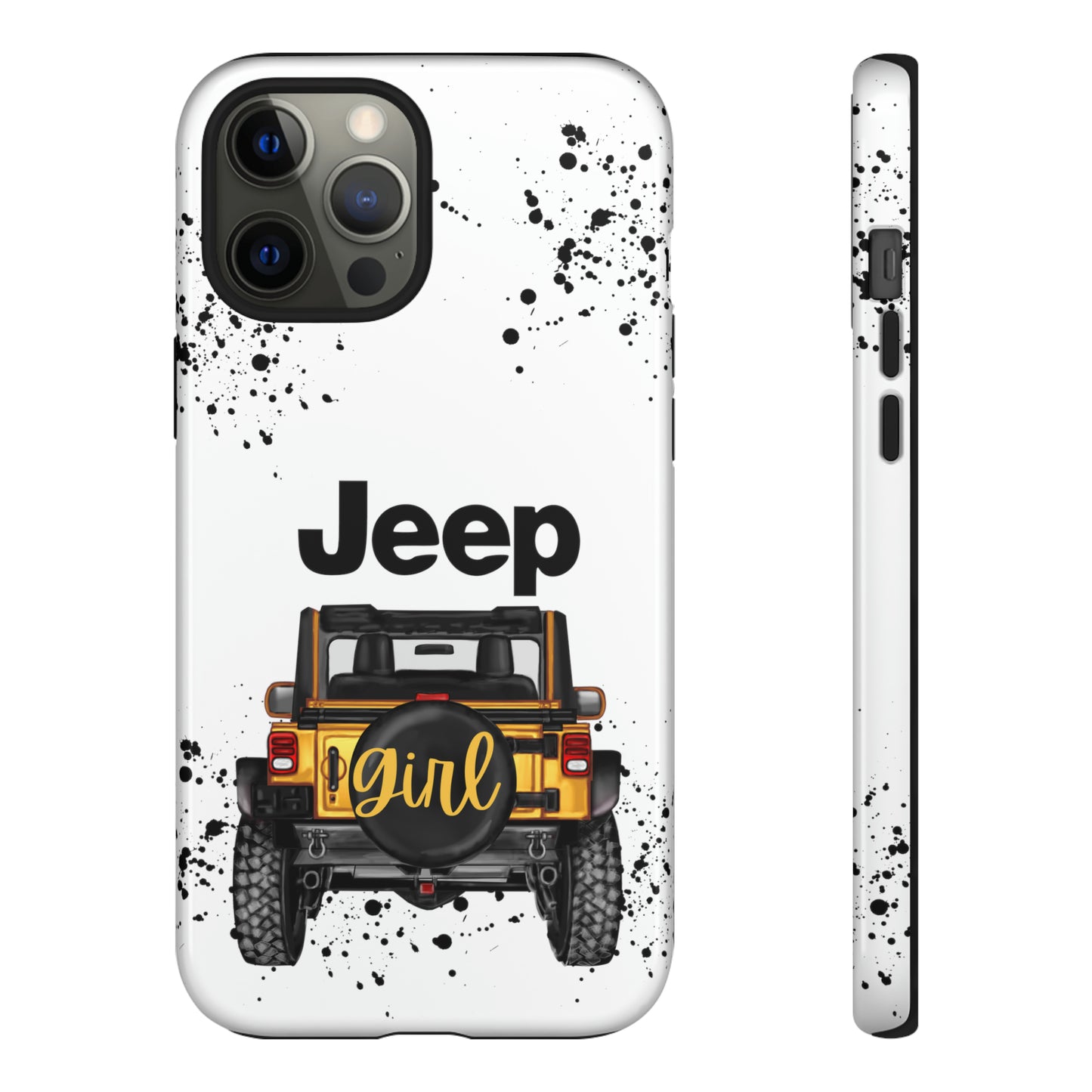 Off Road Girl Yellow Protective Case for Iphone, Google and Samsung Phones