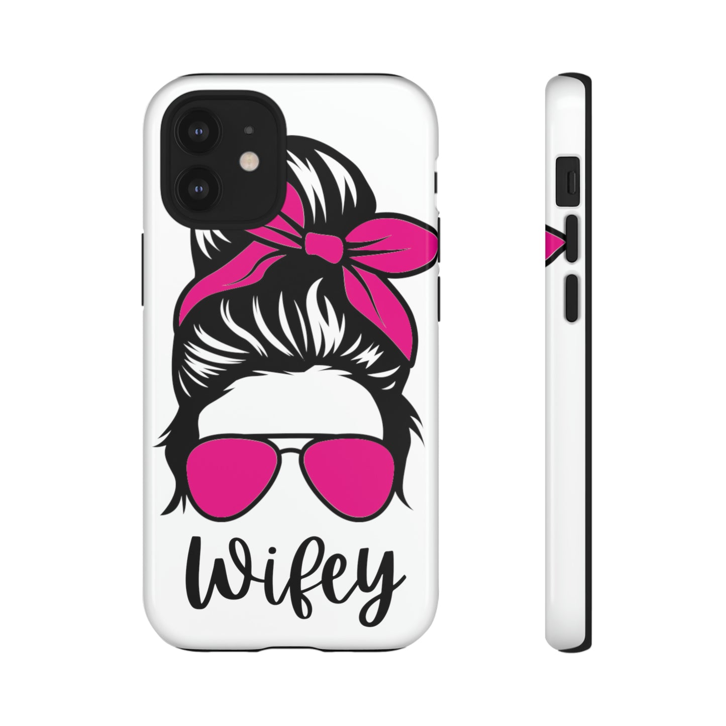 Pink Wifey Protective Case for IPhone, Samsung and Google