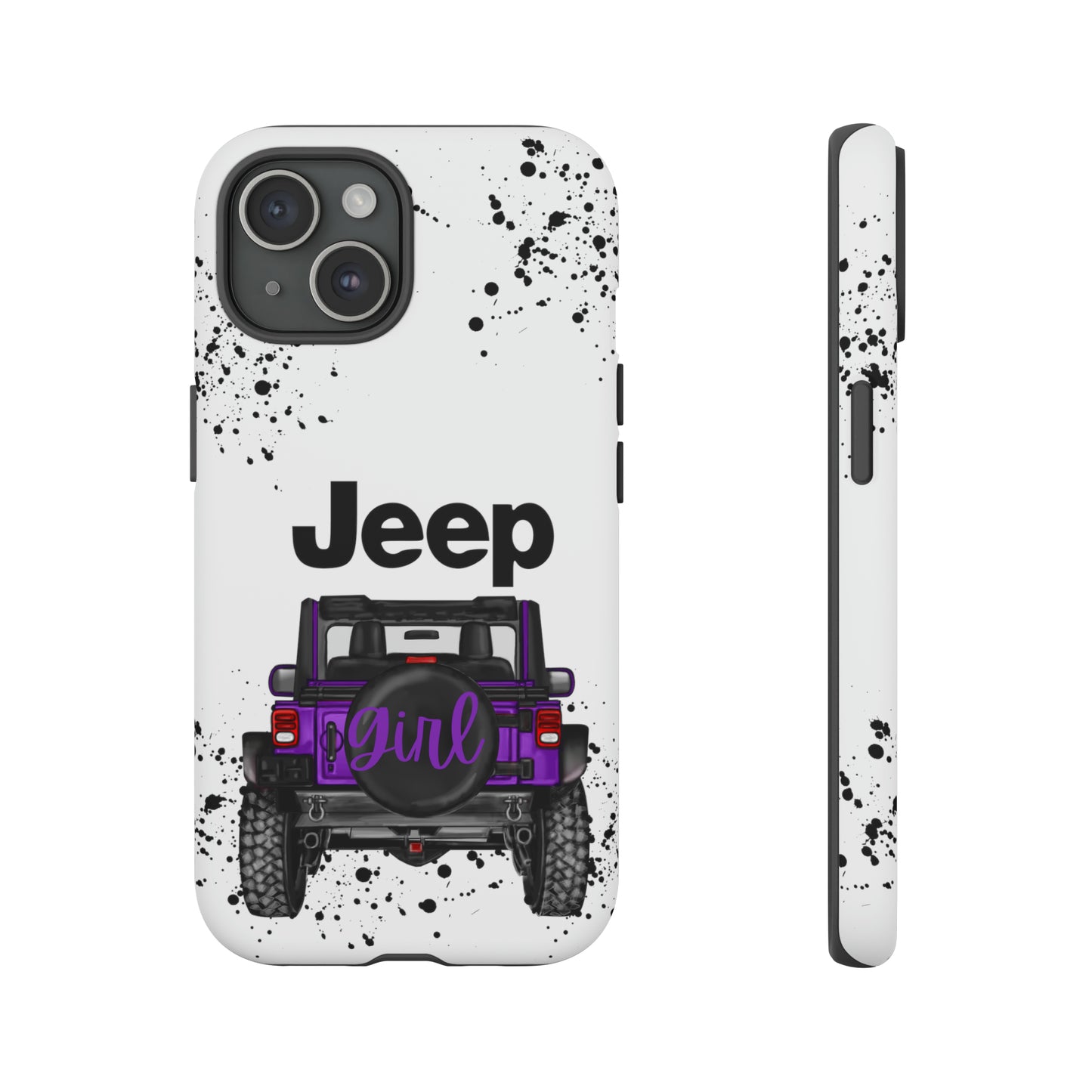 Off Road Girl Dark Purple Protective Case for Iphone, Google and Samsung Phones