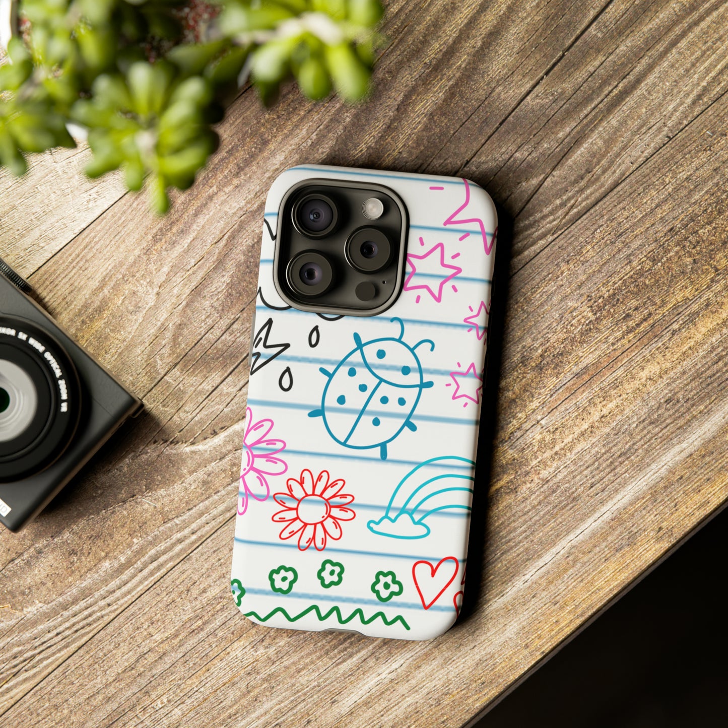 Kid Doodles Protective Phone Case for IPhone, Google and Samsung phones