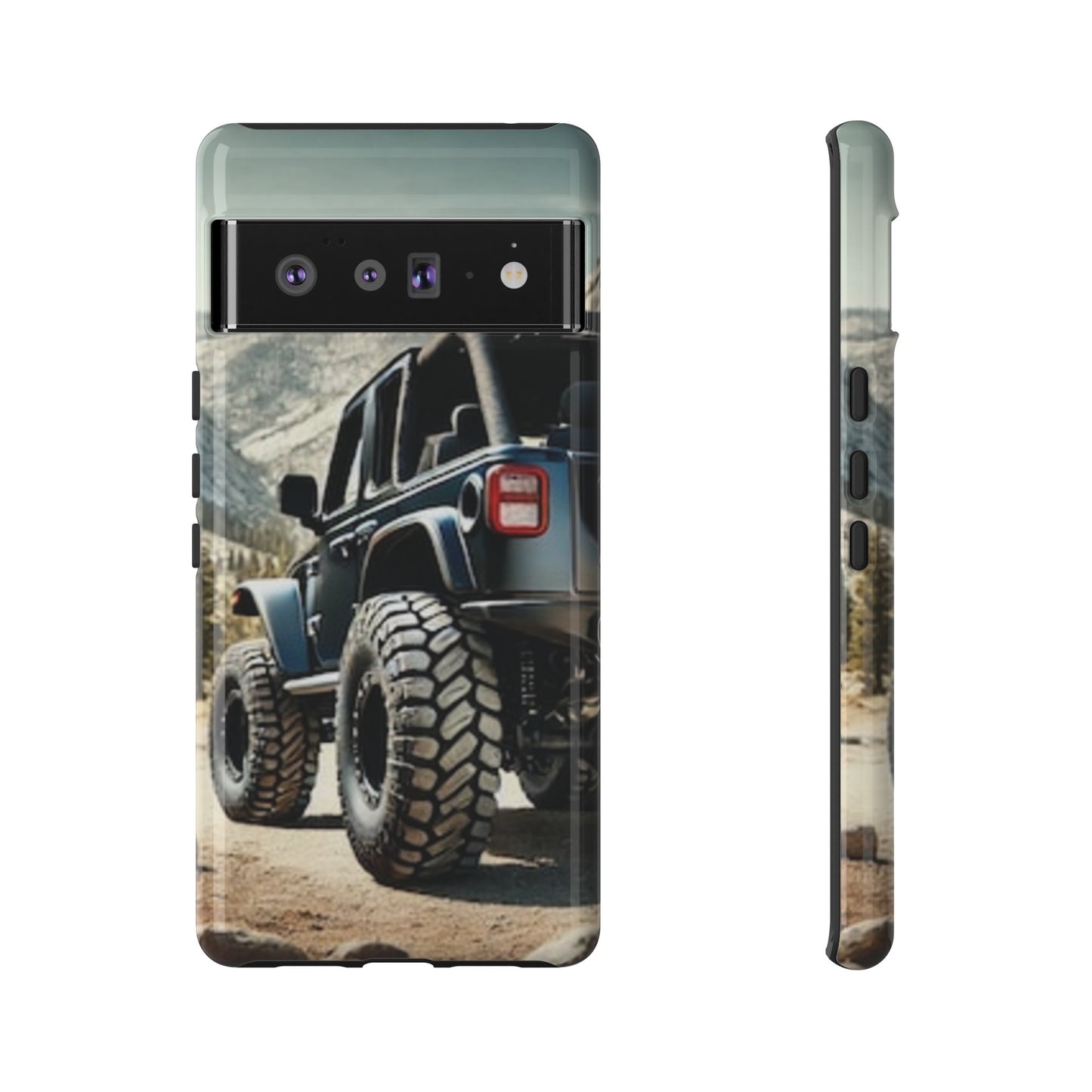 Blue Jeep Protective Phone Case