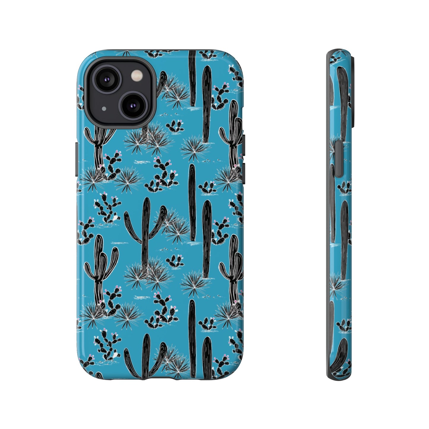 Turquoise Cactus Love Phone Case