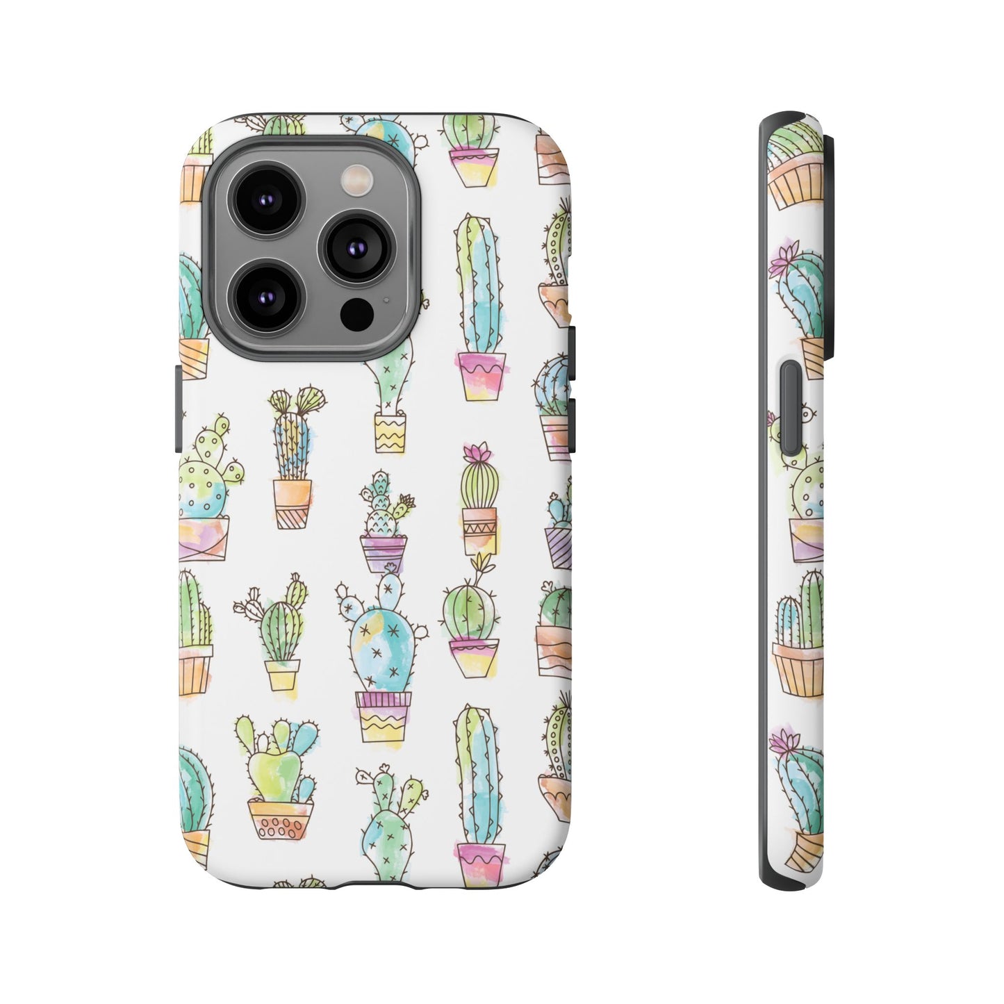 Pastel Cactus Love Phone Case