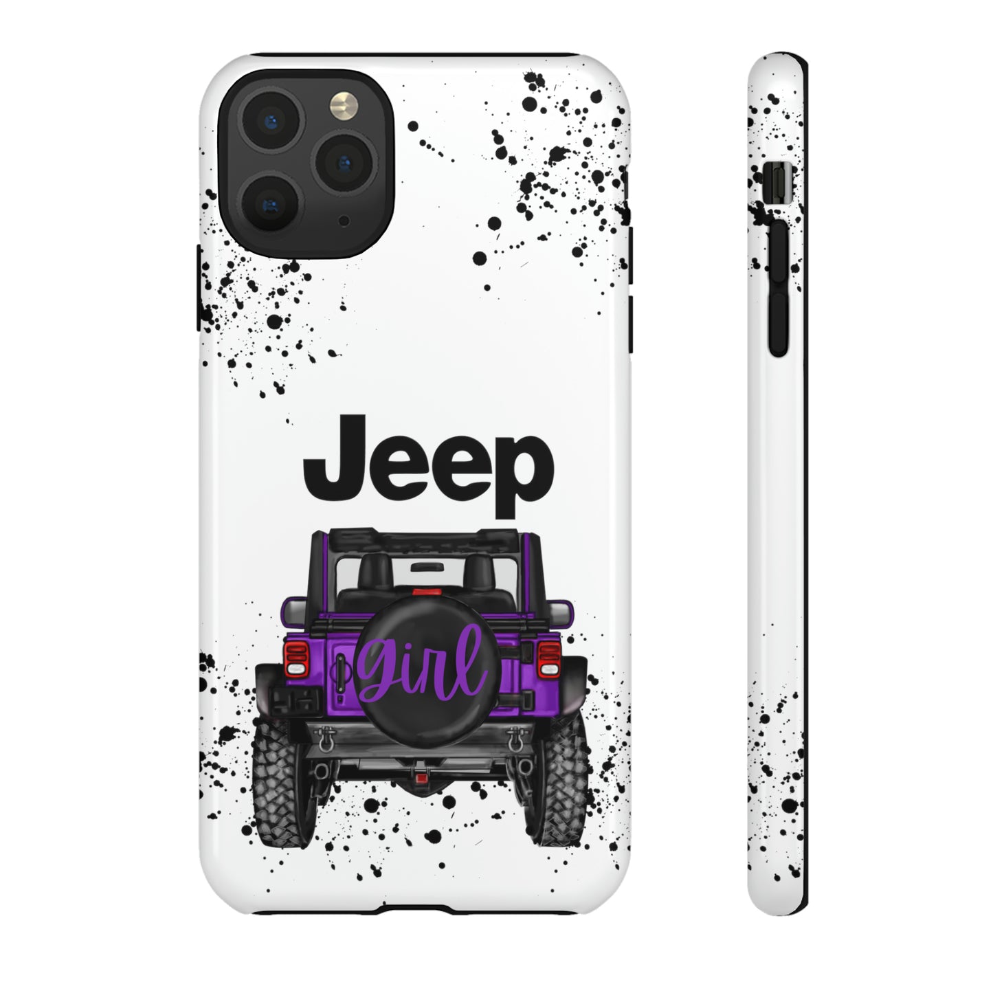 Off Road Girl Dark Purple Protective Case for Iphone, Google and Samsung Phones