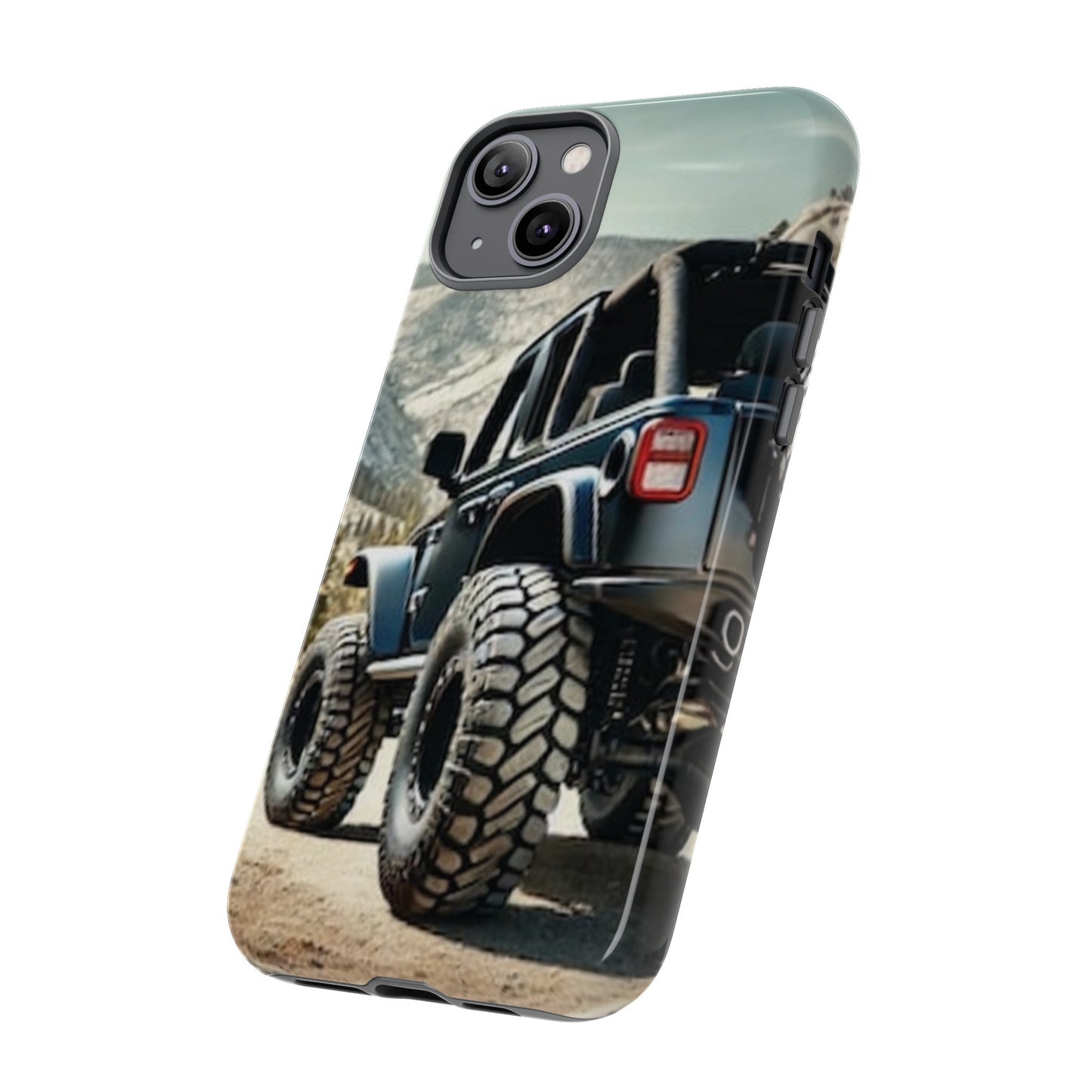 Blue Jeep Protective Phone Case